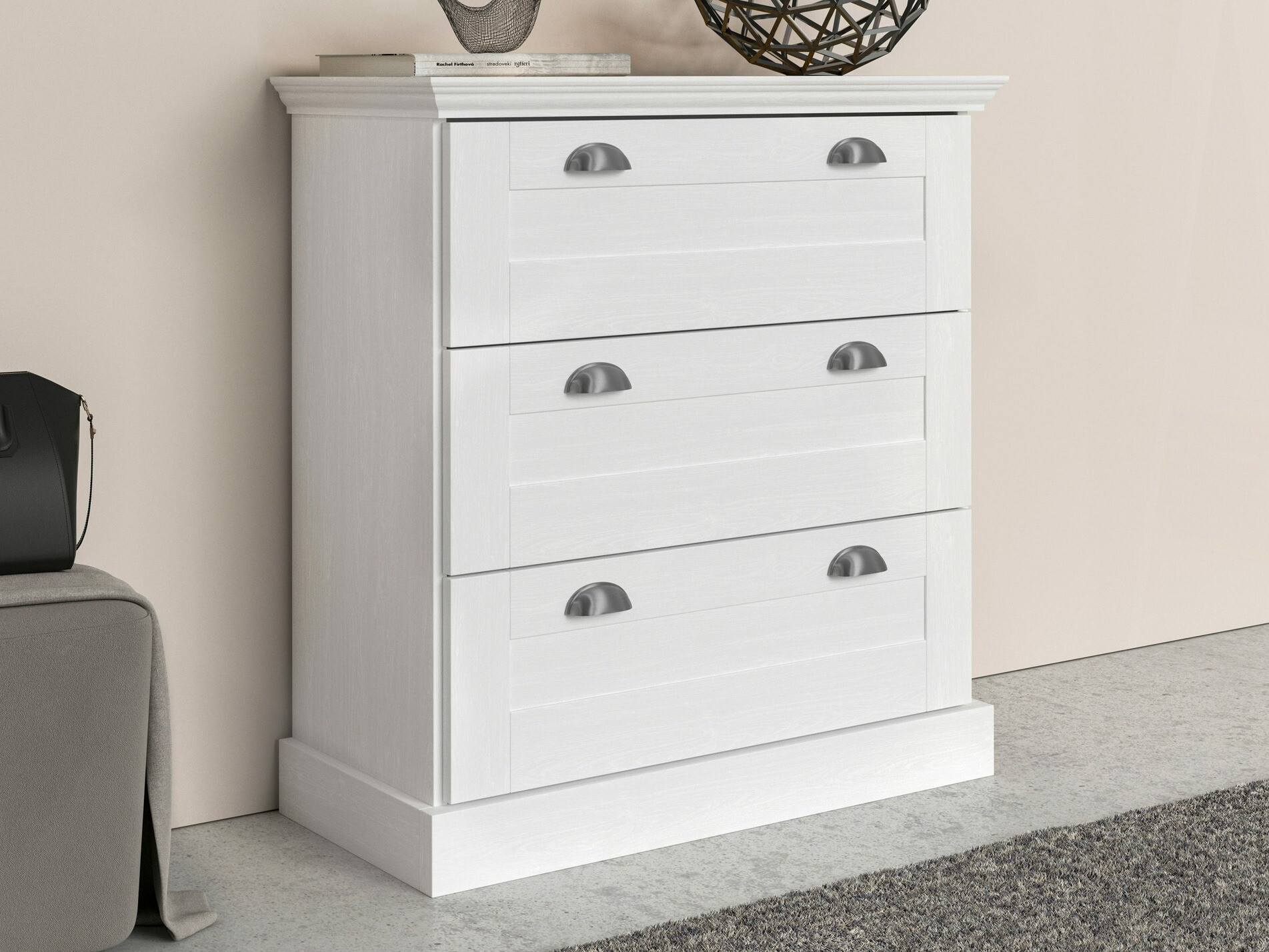 Komoda Salfelo 102 (Balta)