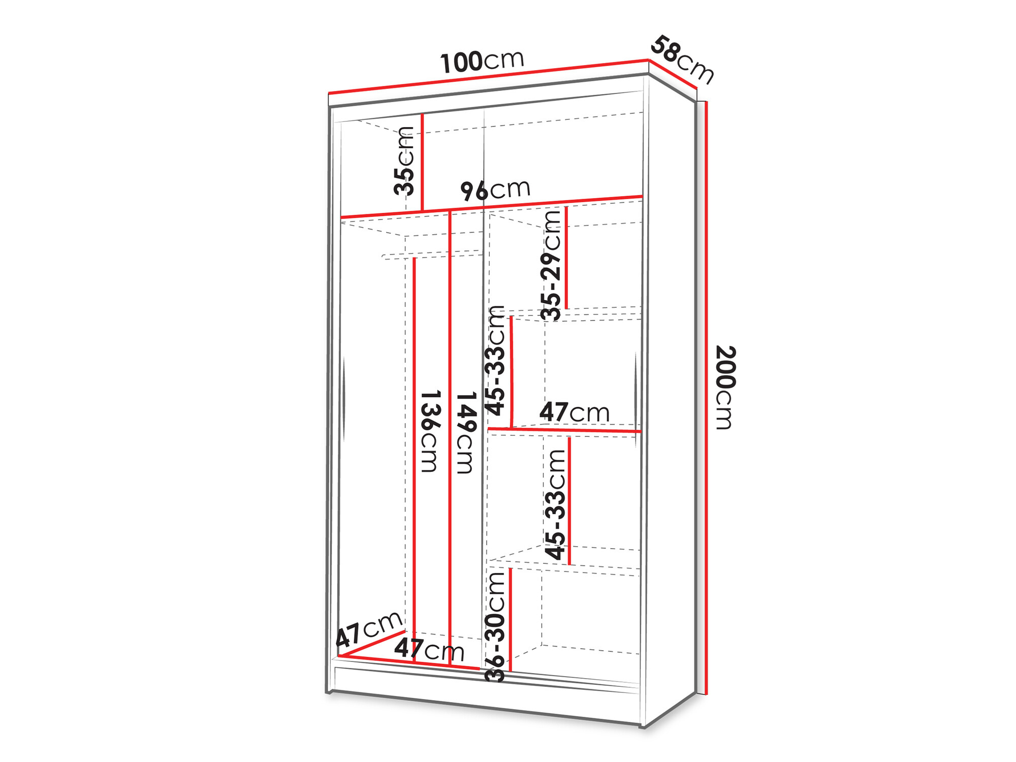 Spinta Closico Fractor IV (Balta + Artisan ąžuolas)