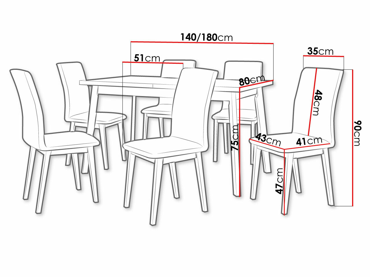 Valgomojo komplektas Victorville 285 (Artisan ąžuolas + Balta)