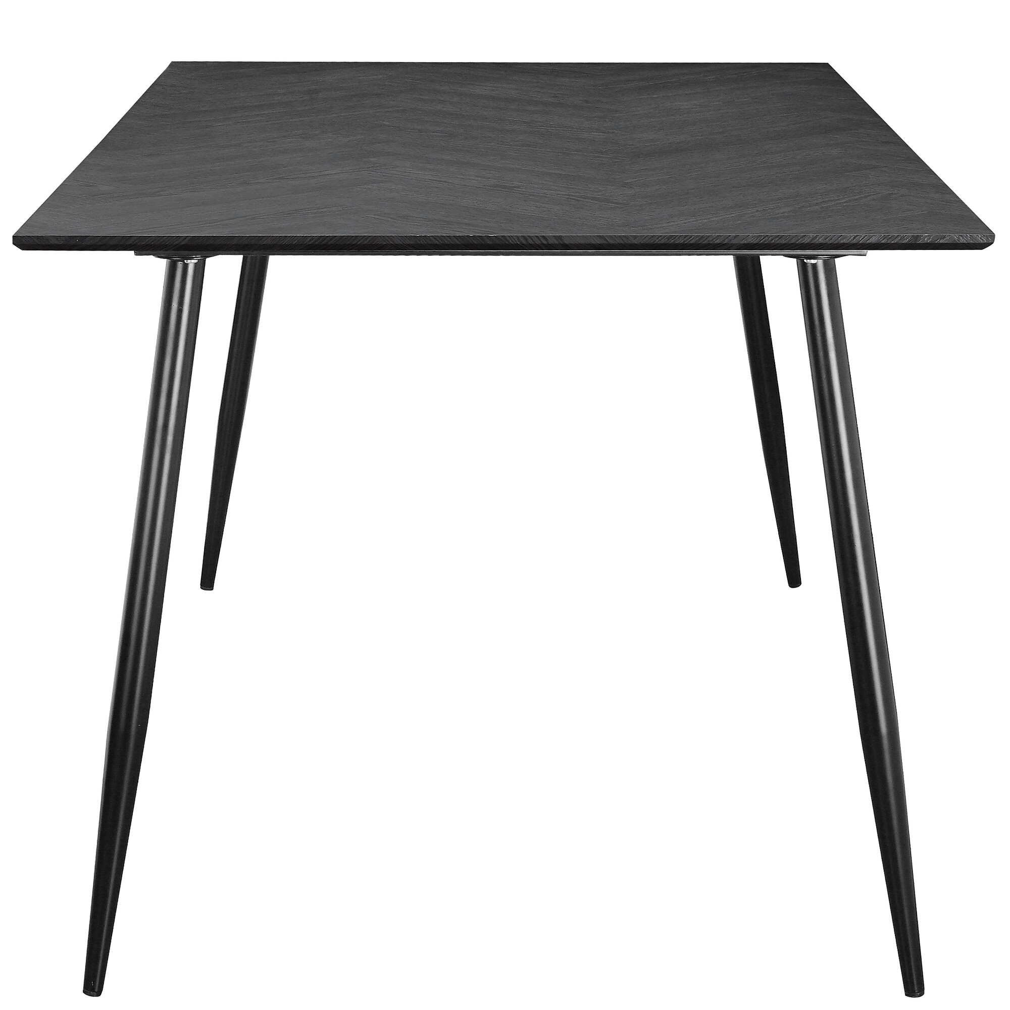 Stalas Denton 762 (Pilkas ąžuolas + Juoda)