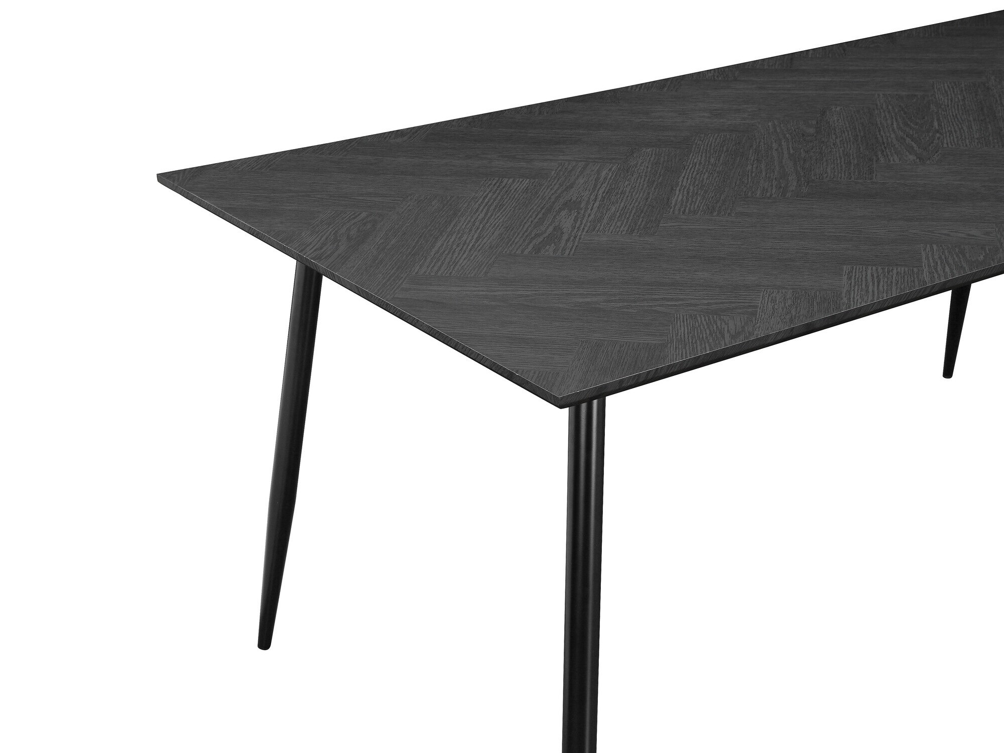 Stalas Denton 762 (Pilkas ąžuolas + Juoda)