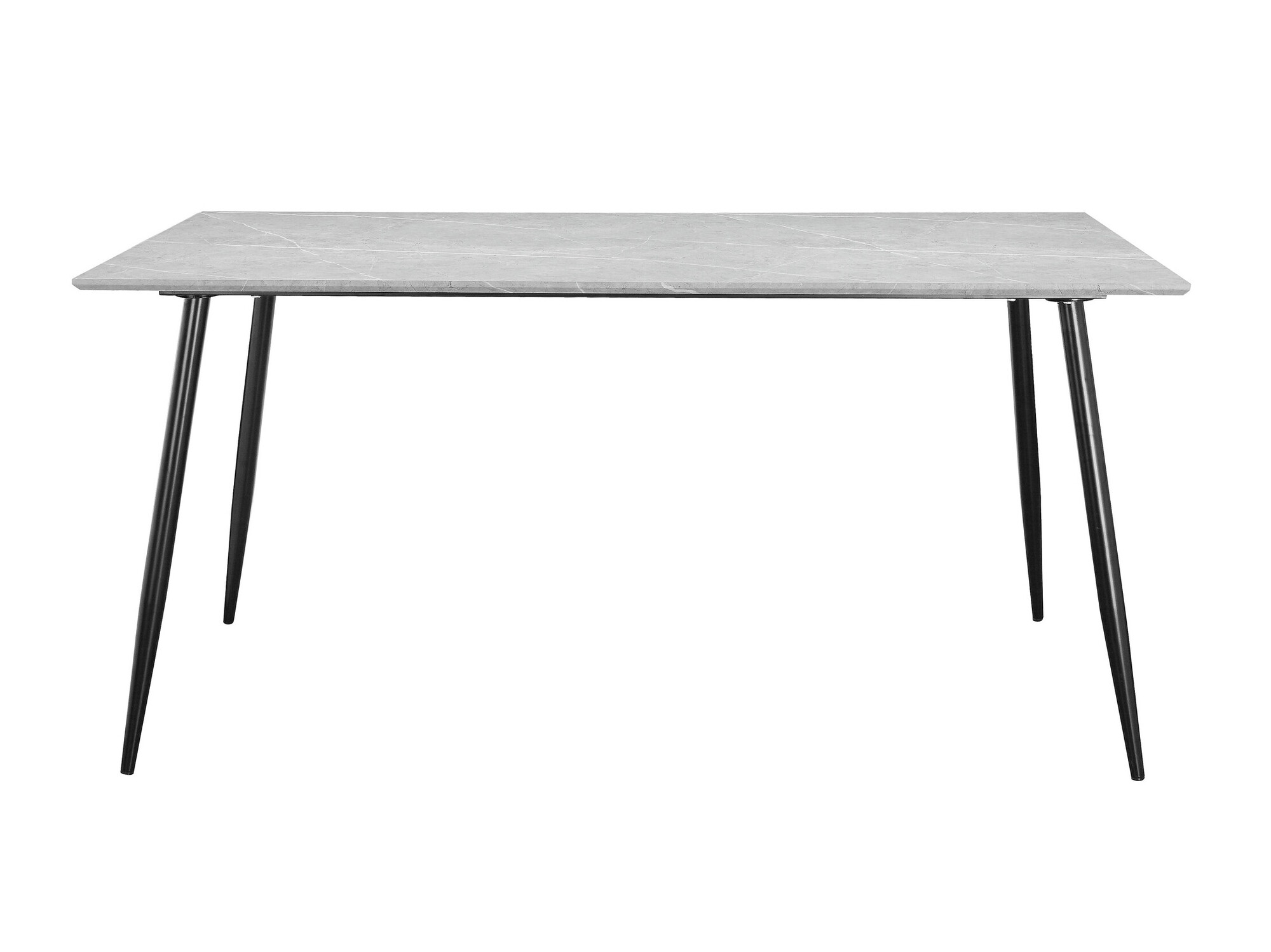 Stalas Denton 762 (Pilkas marmuras + Juoda)