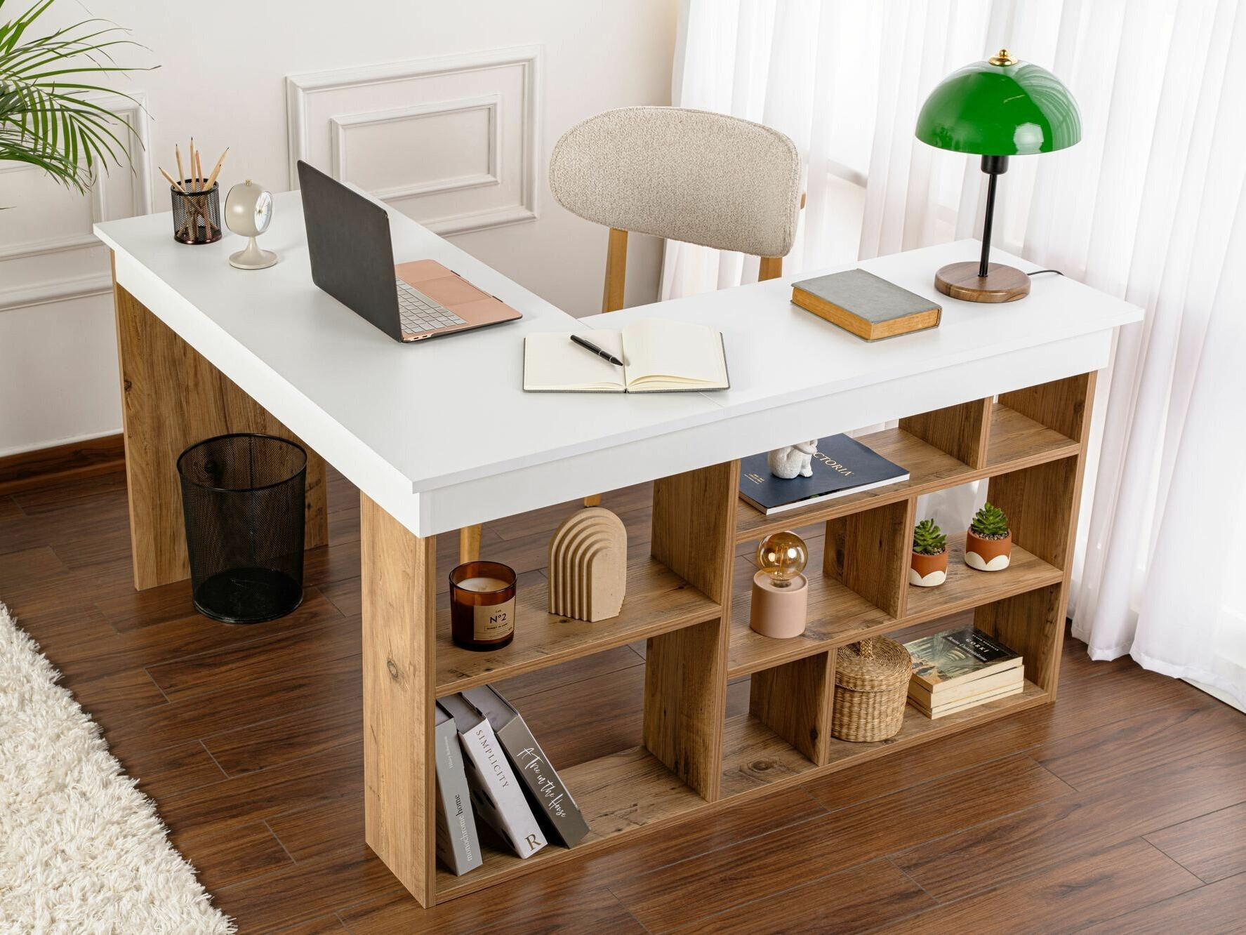 Kampinis darbo stalas Asheboro 170