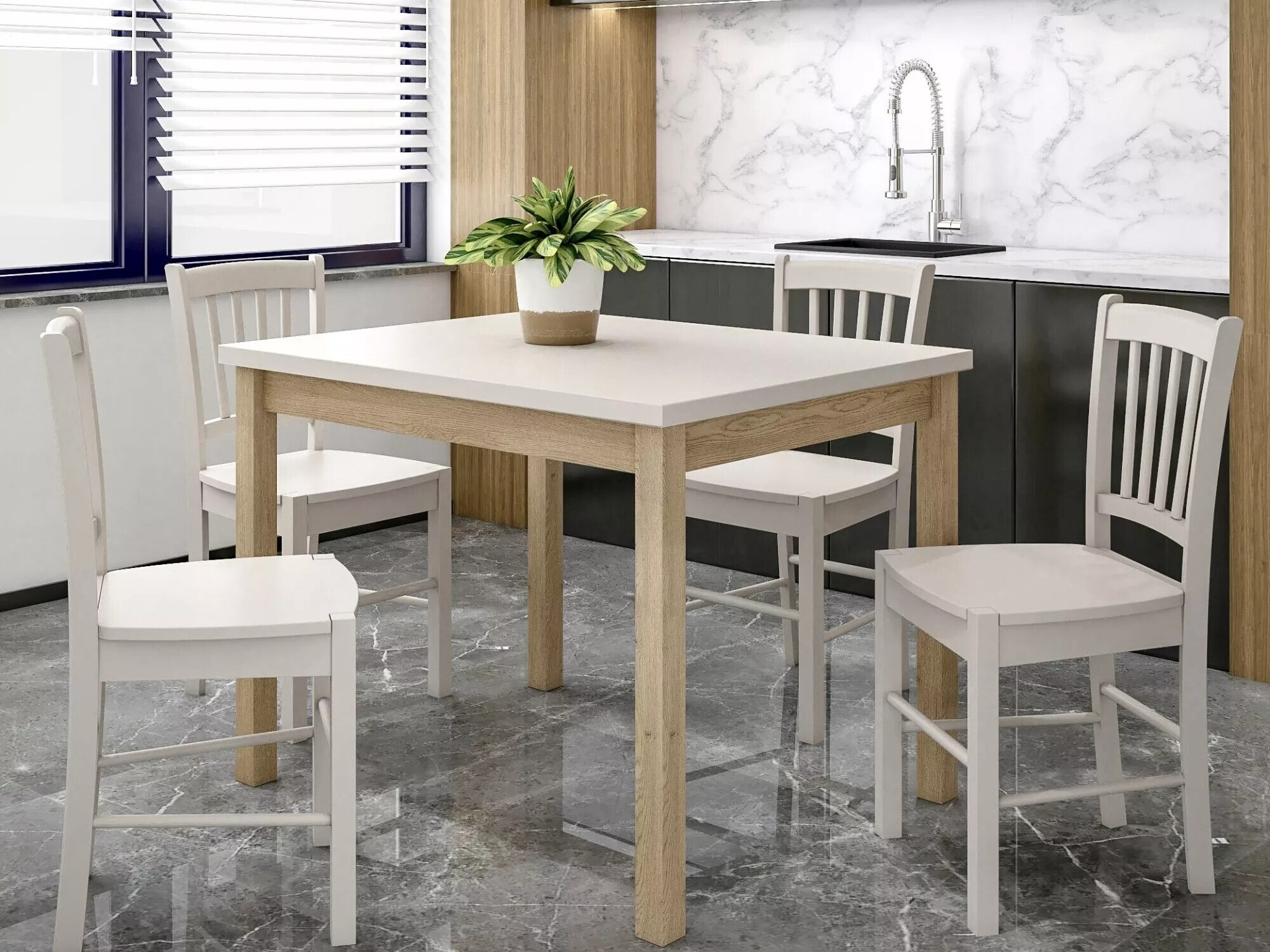 Stalas Detroit 705 (Kašmyras + Ąžuolas)