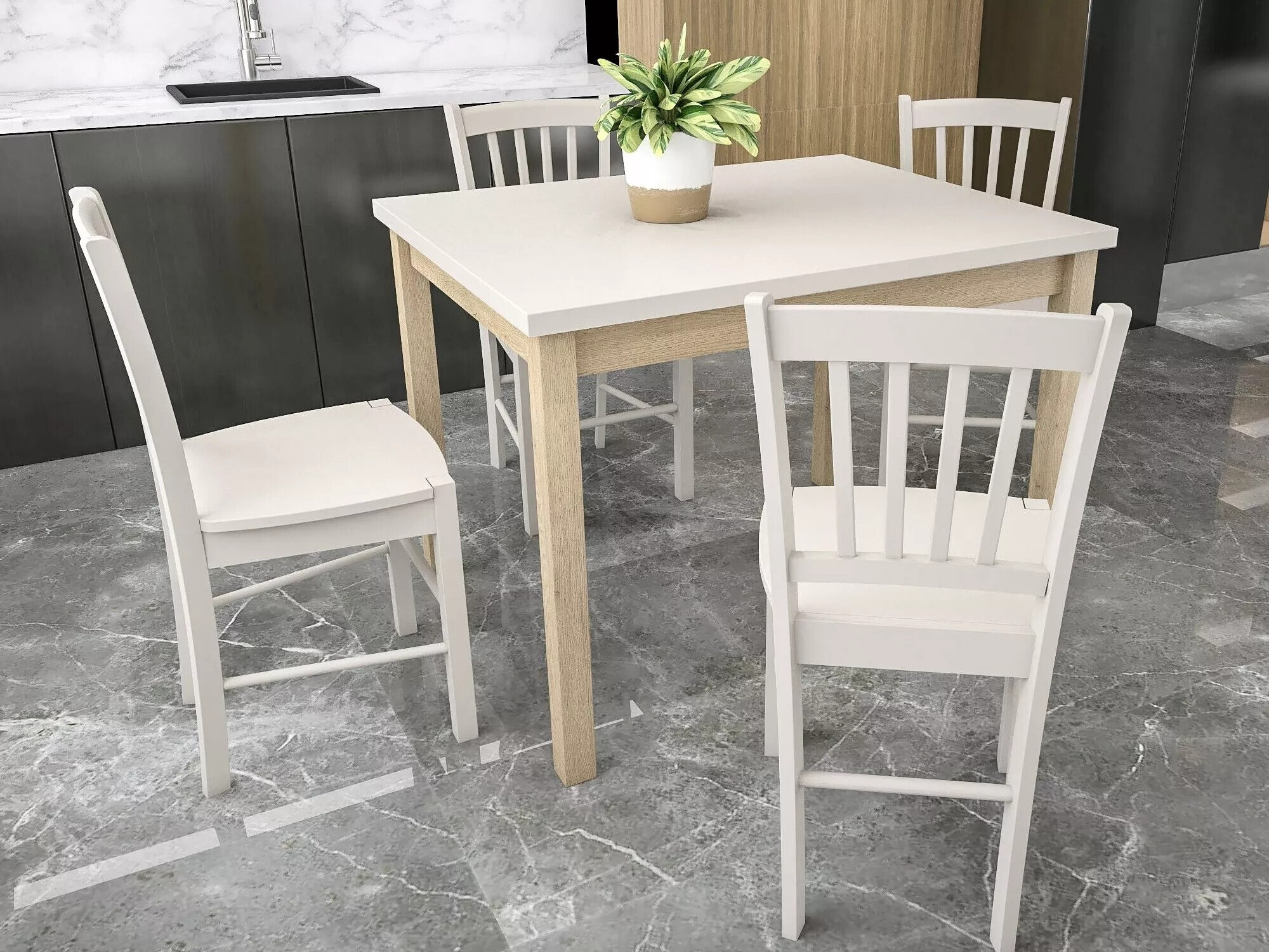 Stalas Detroit 705 (Kašmyras + Ąžuolas)