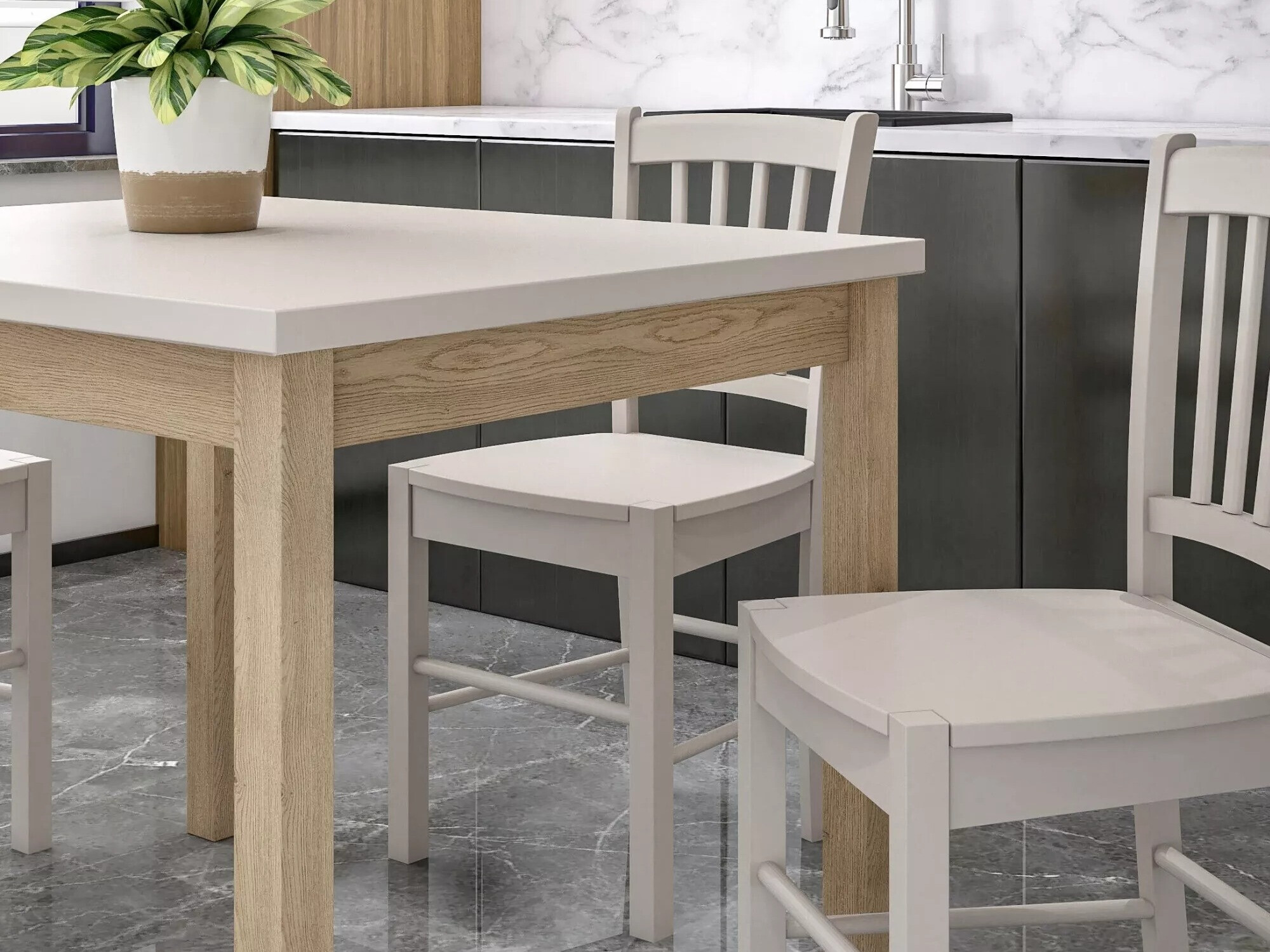 Stalas Detroit 705 (Kašmyras + Ąžuolas)