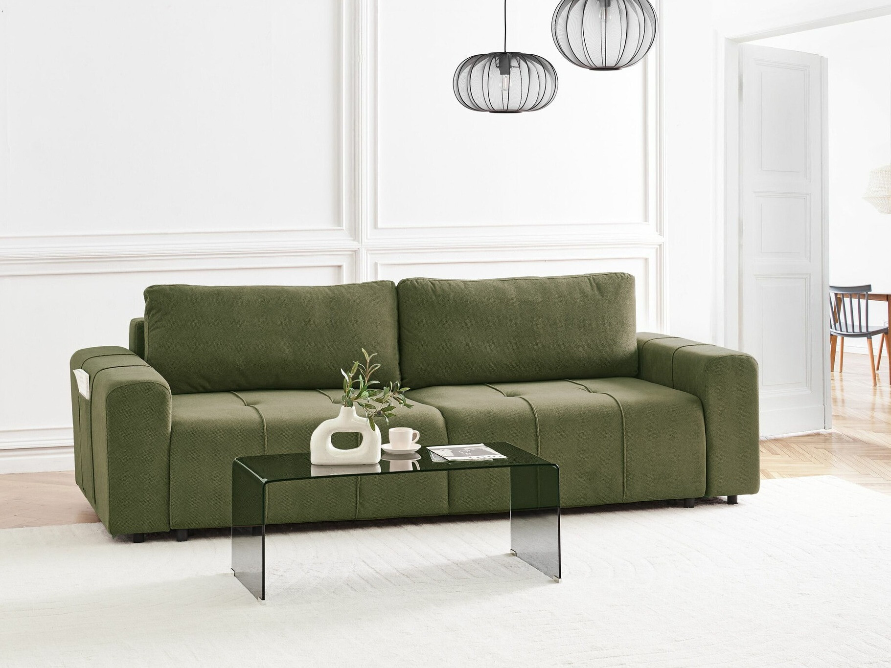 Sofa lova Mirtivi 100 (Žalia)