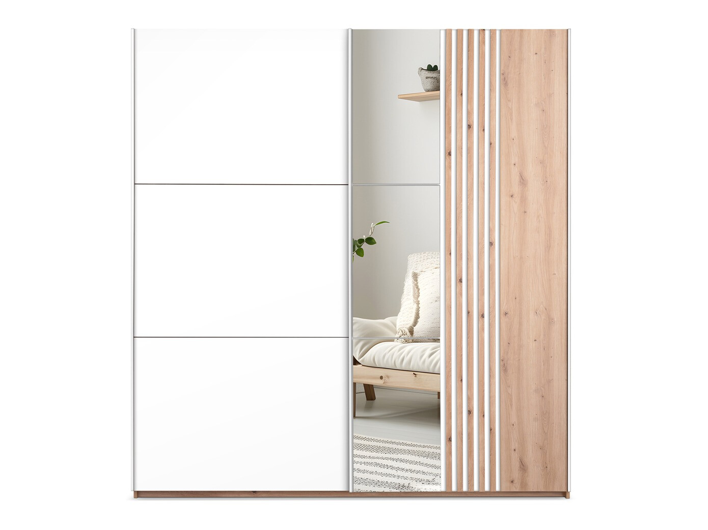 Spinta Honolulu 253 (Balta + Votan ąžuolas)