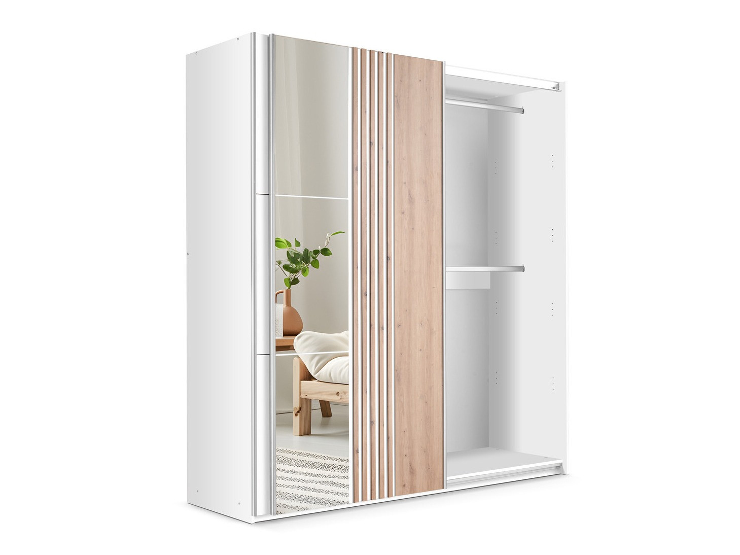 Spinta Honolulu 253 (Balta + Votan ąžuolas)