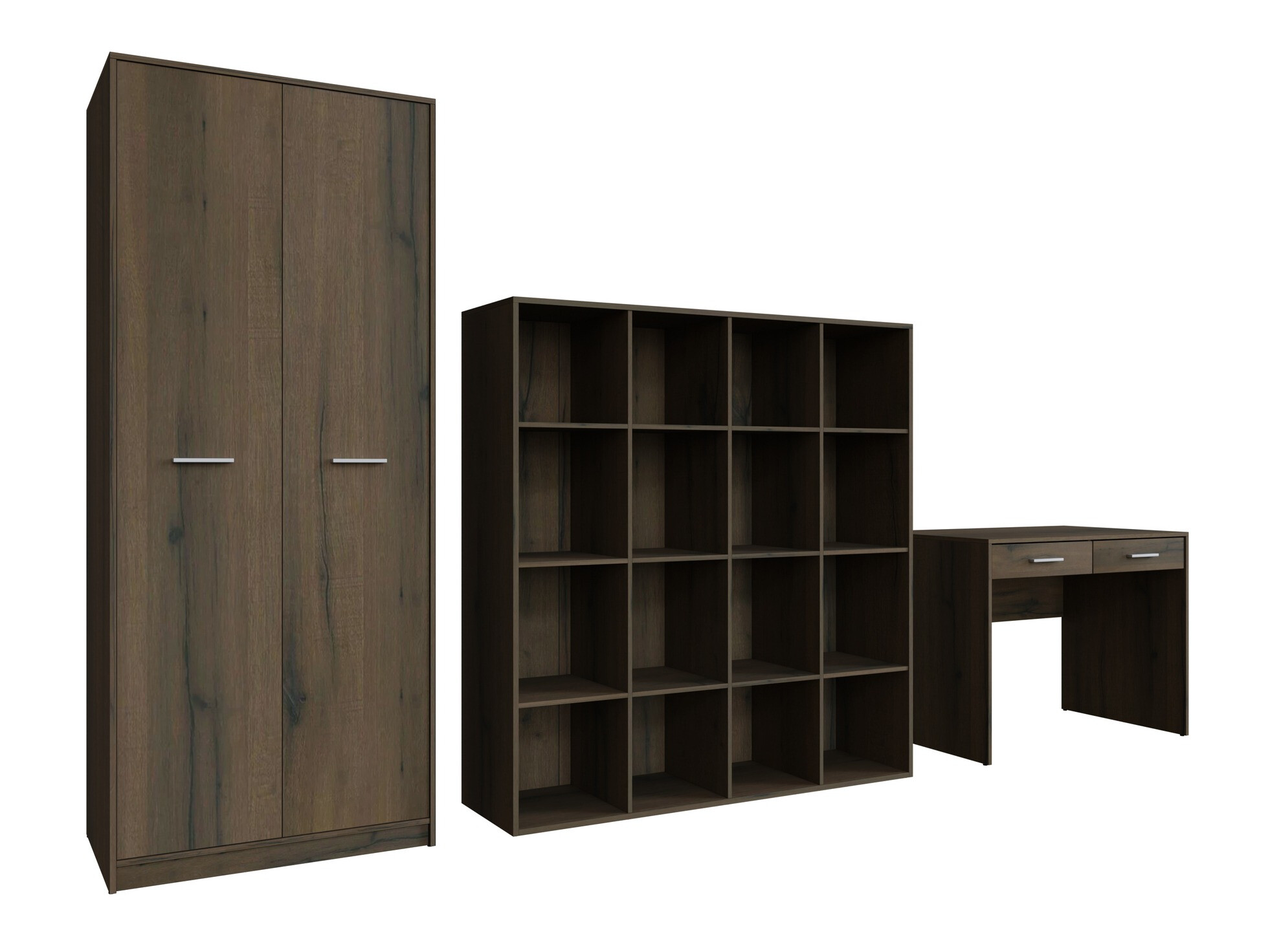 Namų biuro komplektas Novsore 166 (Tamsus ąžuolas)