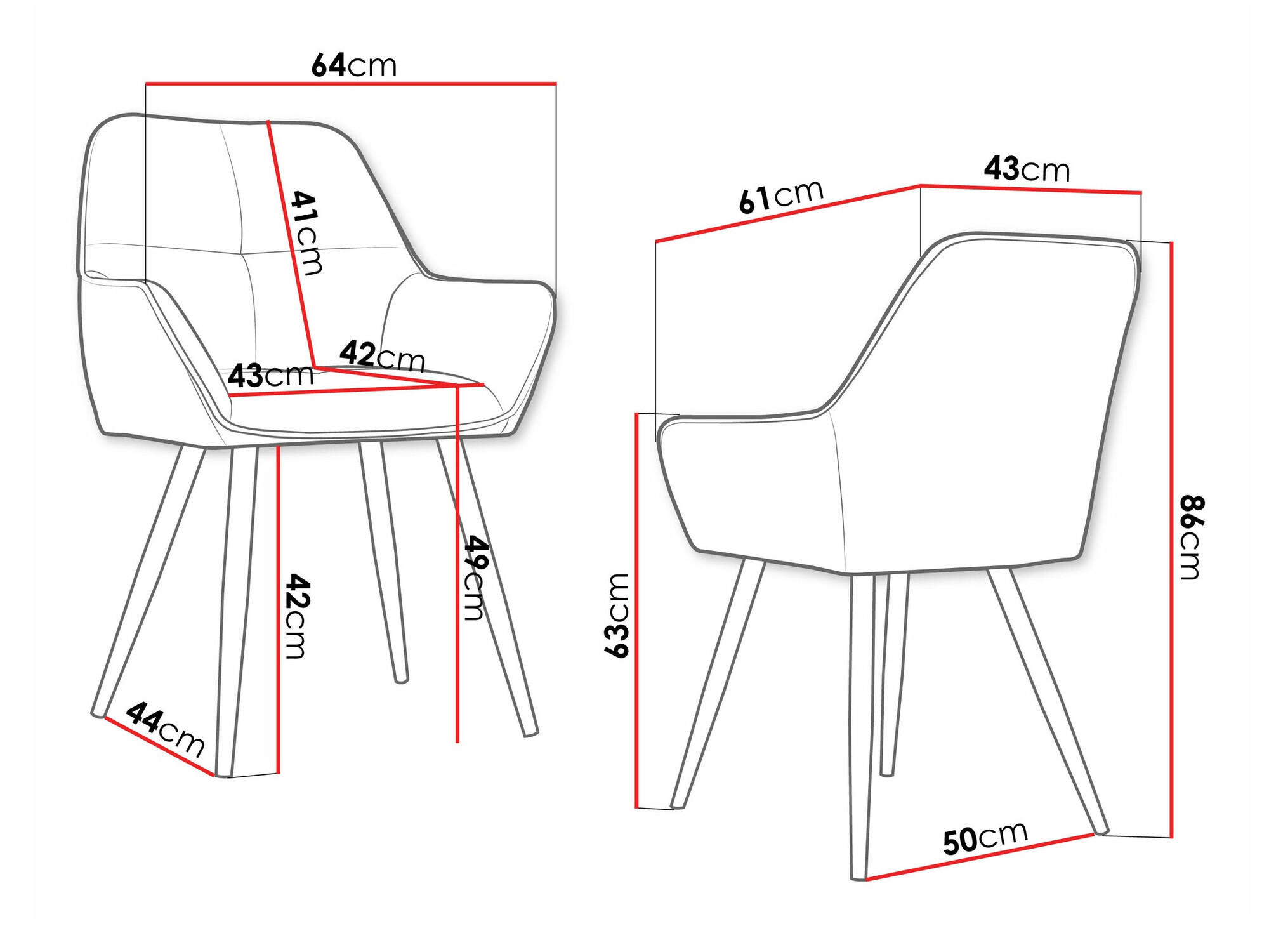 Kėdė Jackson 117 (Poso 110)