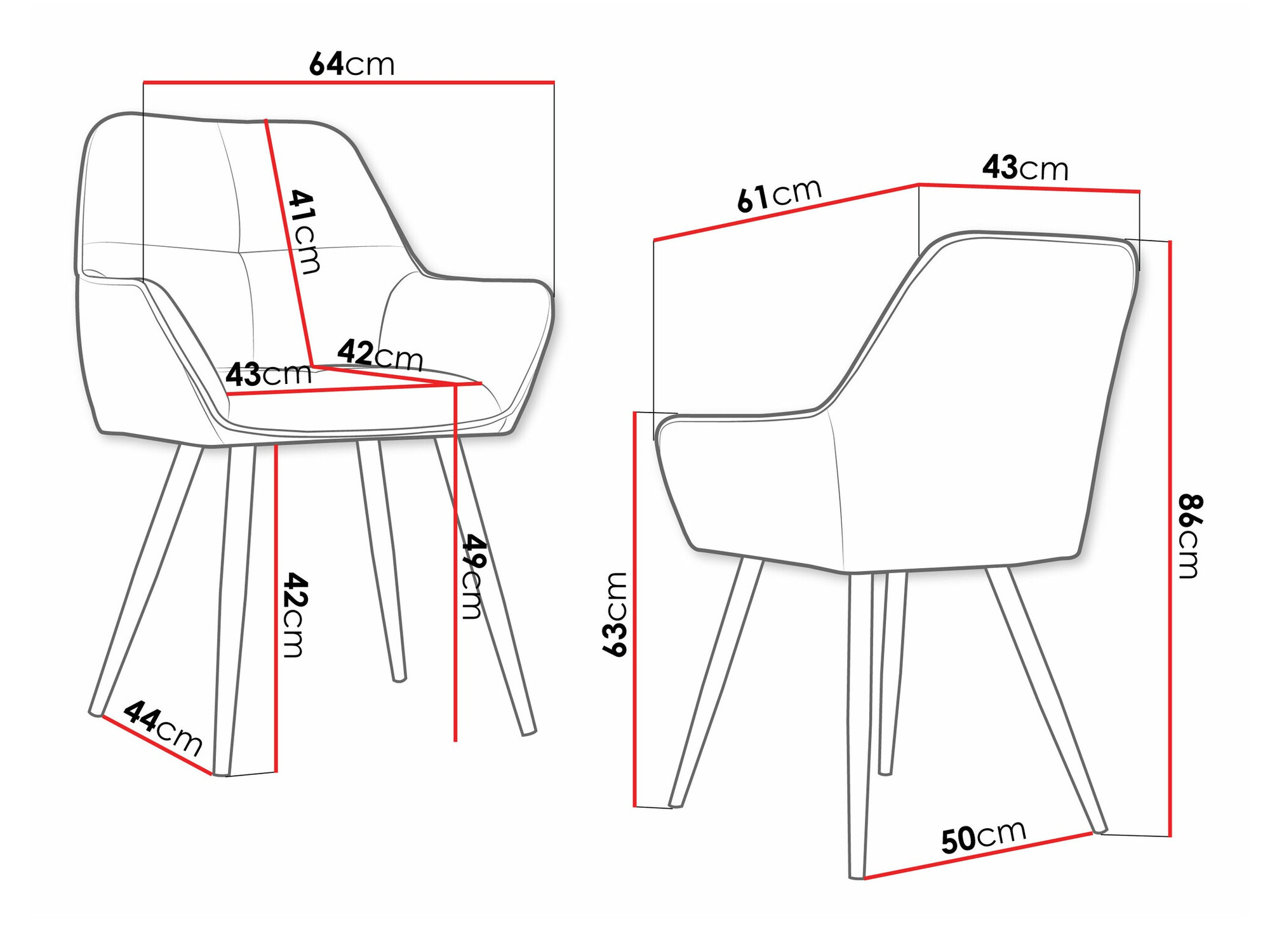 Kėdė Jackson 117 (Poso 135)