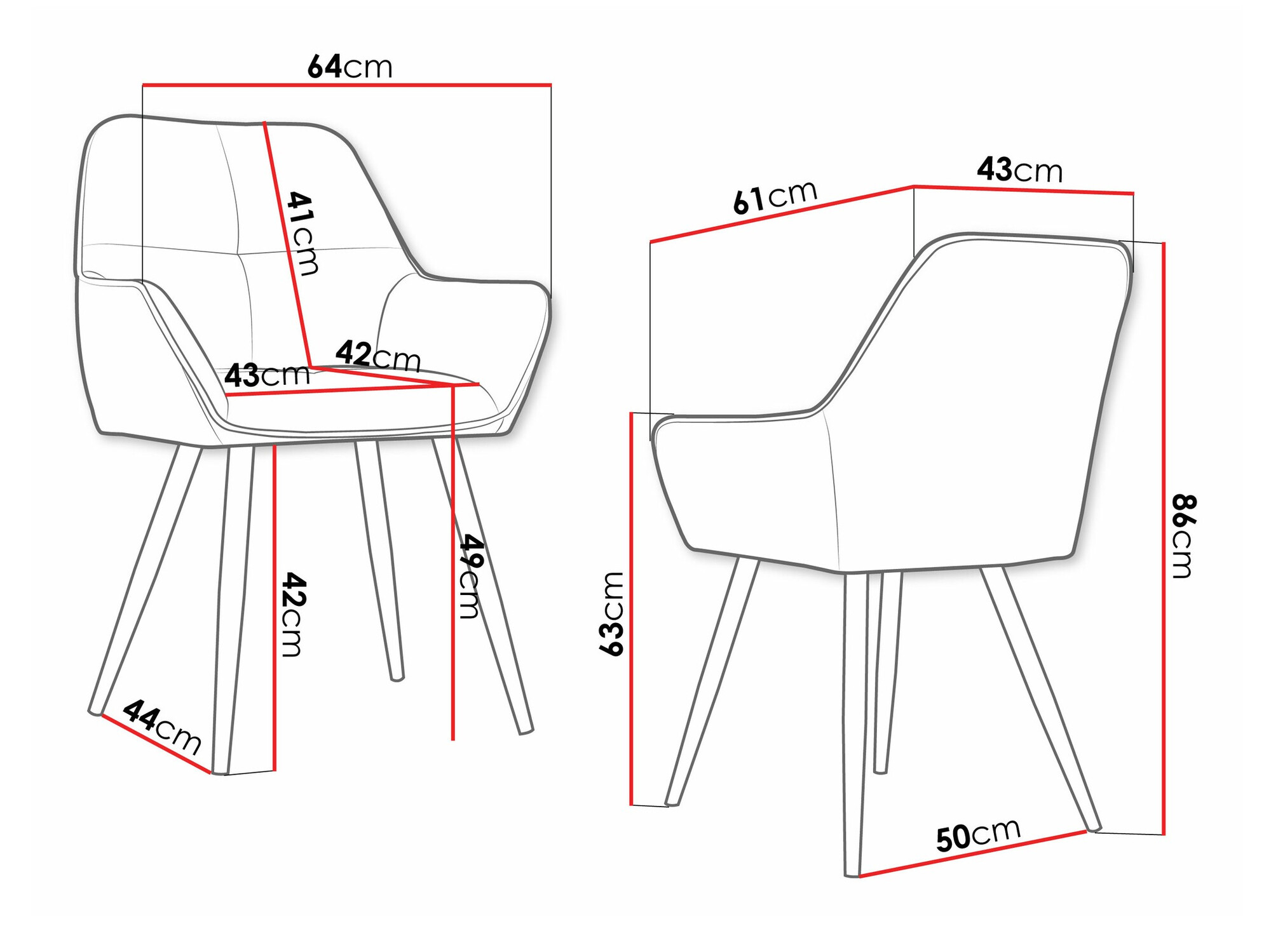 Kėdė Jackson 117 (Poso 14)