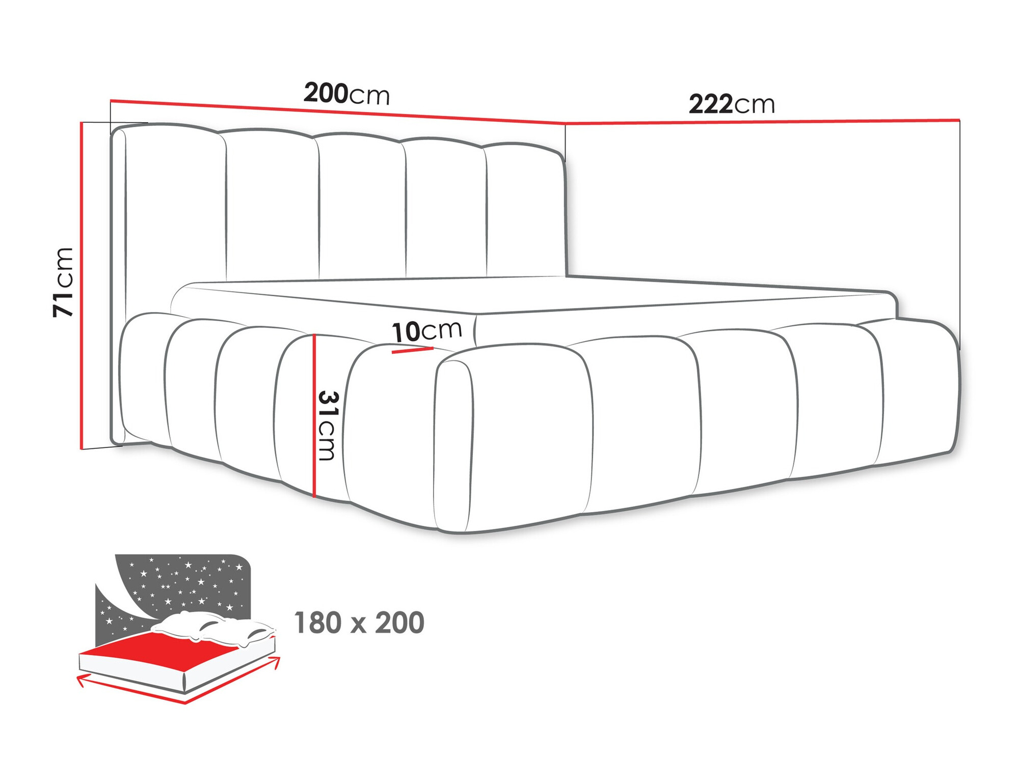 Lova TrendyNest Vulpora I (Abriamo 04)