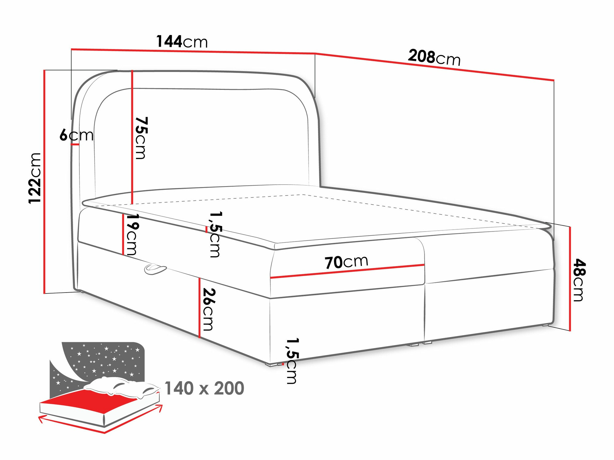 Continental lova Color (Coral 55)