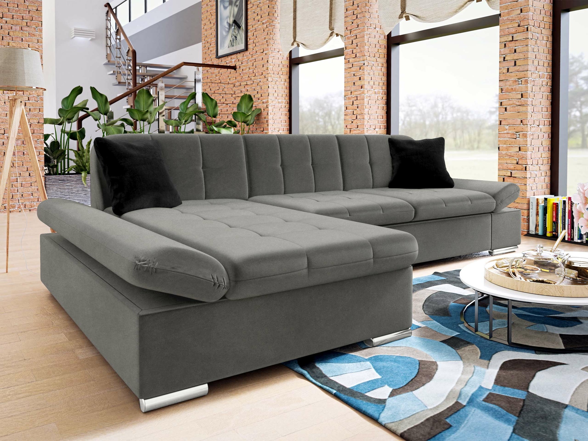Minkštas kampas Comfivo 152 (Magic Velvet 2217 + Magic Velvet 2219)