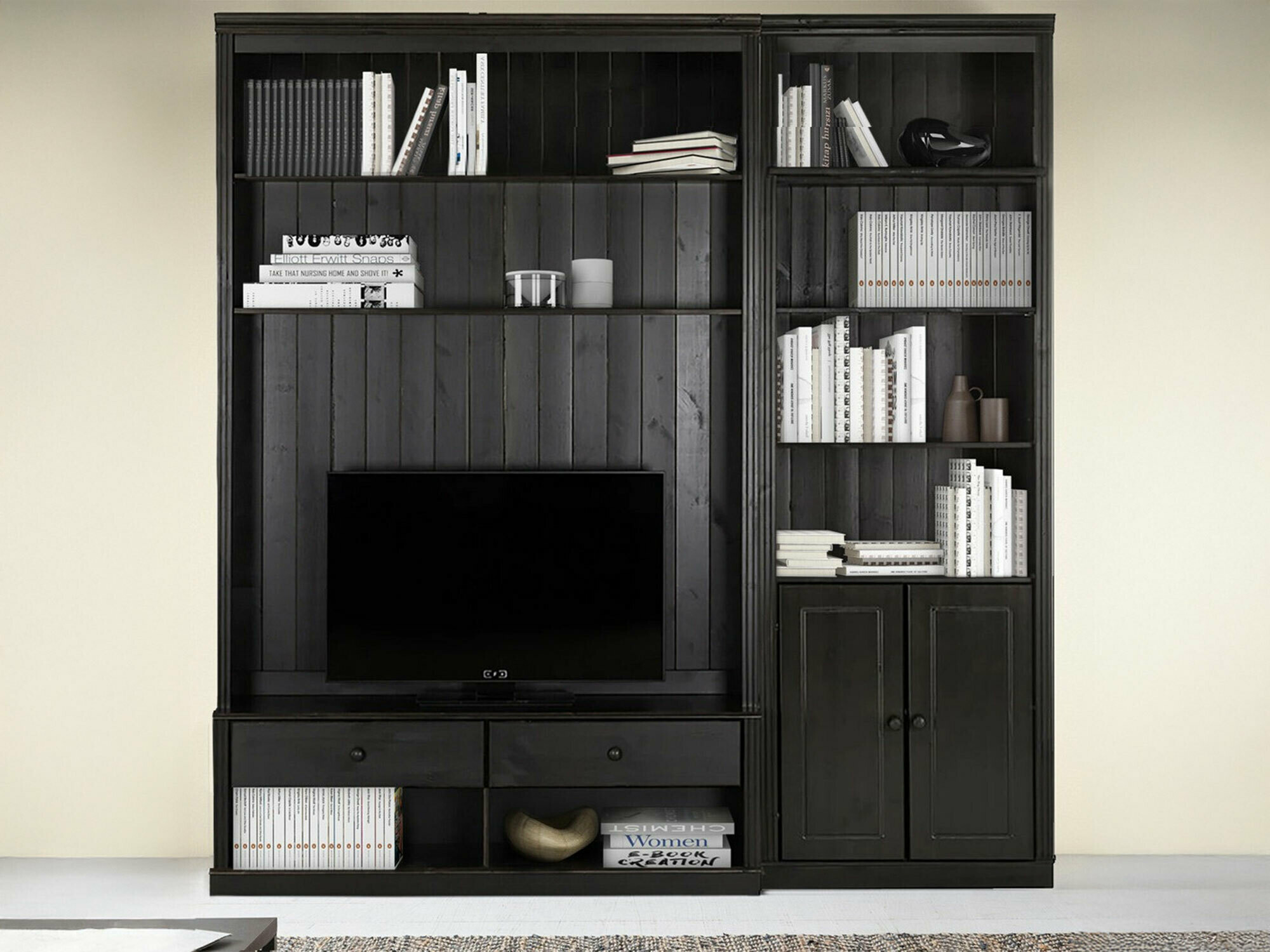 Svetainės komplektas Saltoro 105 (Tamsi ruda)