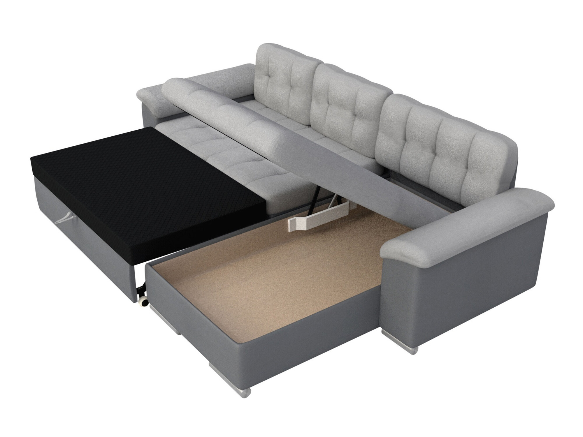 Minkštas kampas Comfivo 107 (Uttario Velvet 2951)