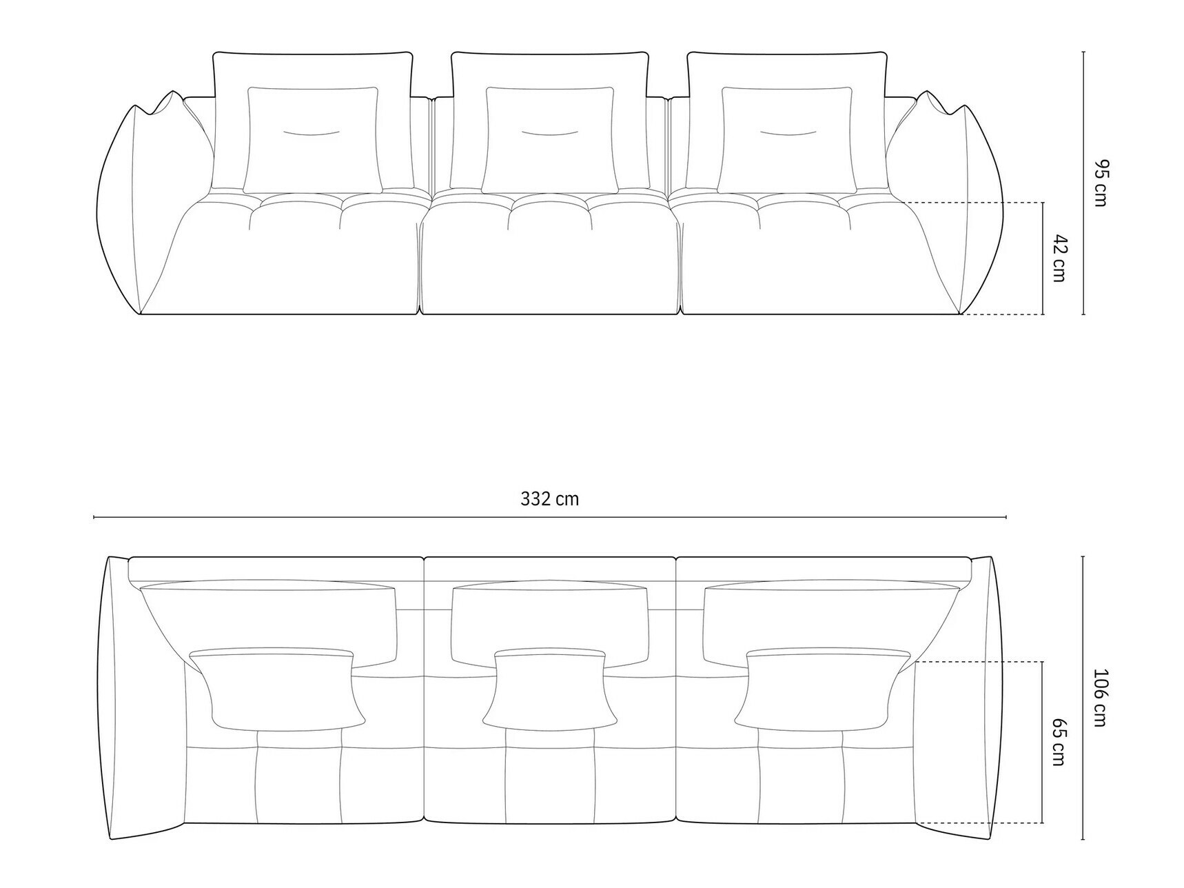 Modulinė sofa Benorli 101 (Casino Sand)