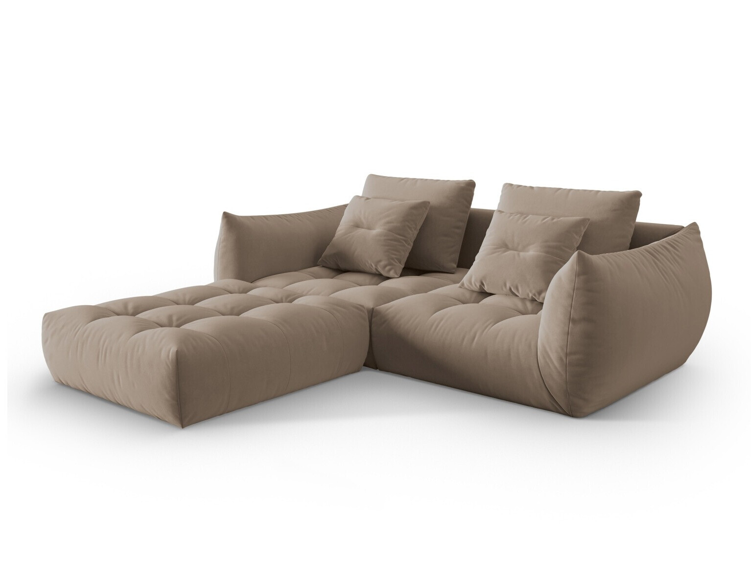 Modulinis minkštas kampas Benorli 102 (Casino Taupe)