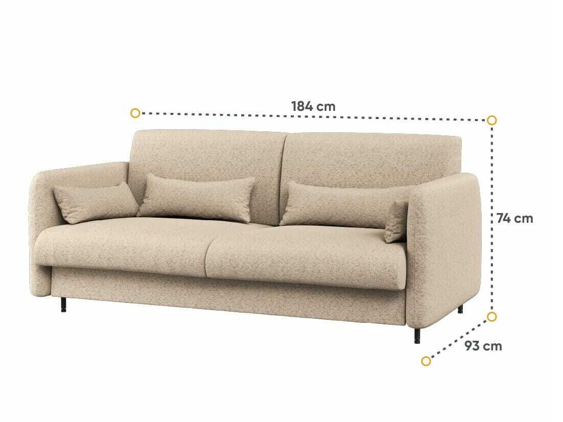 Baldų komplektas Concept Pro Lenart VI (Blizgi balta + Balta + Mėlyna)