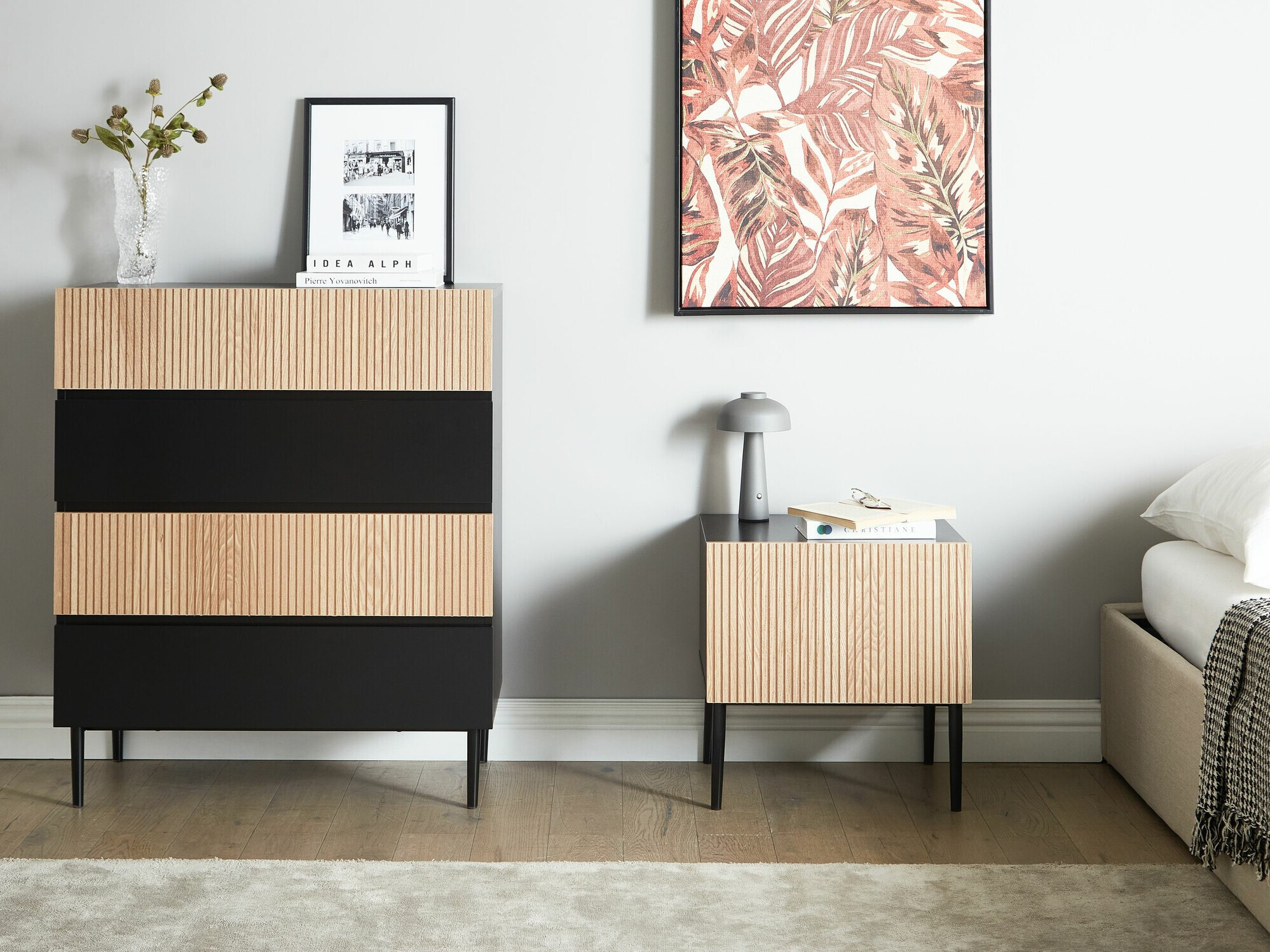 Komoda Floalu 102 (Juoda + Ruda)