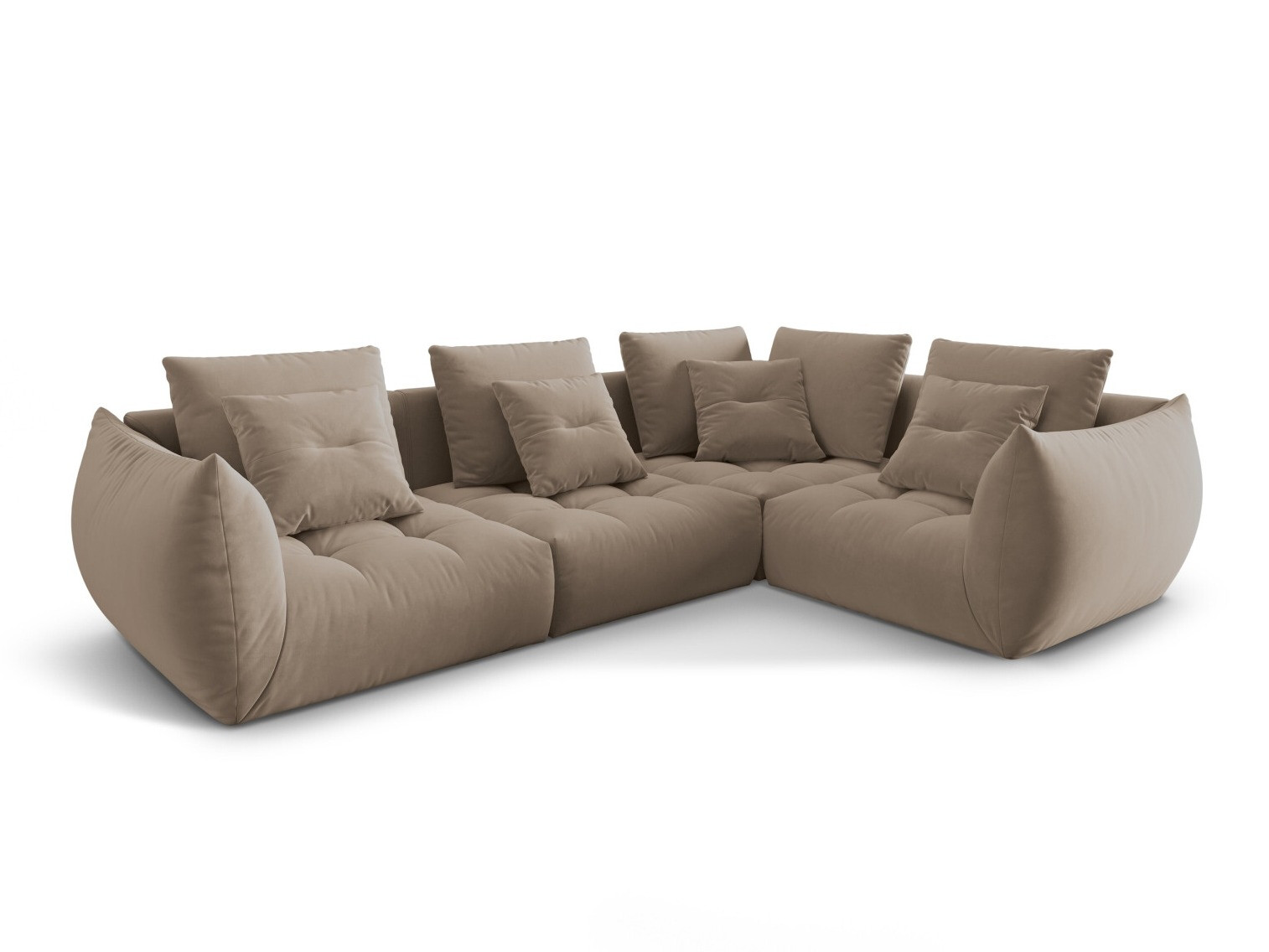 Modulinis minkštas kampas Benorli 105 (Casino Taupe)