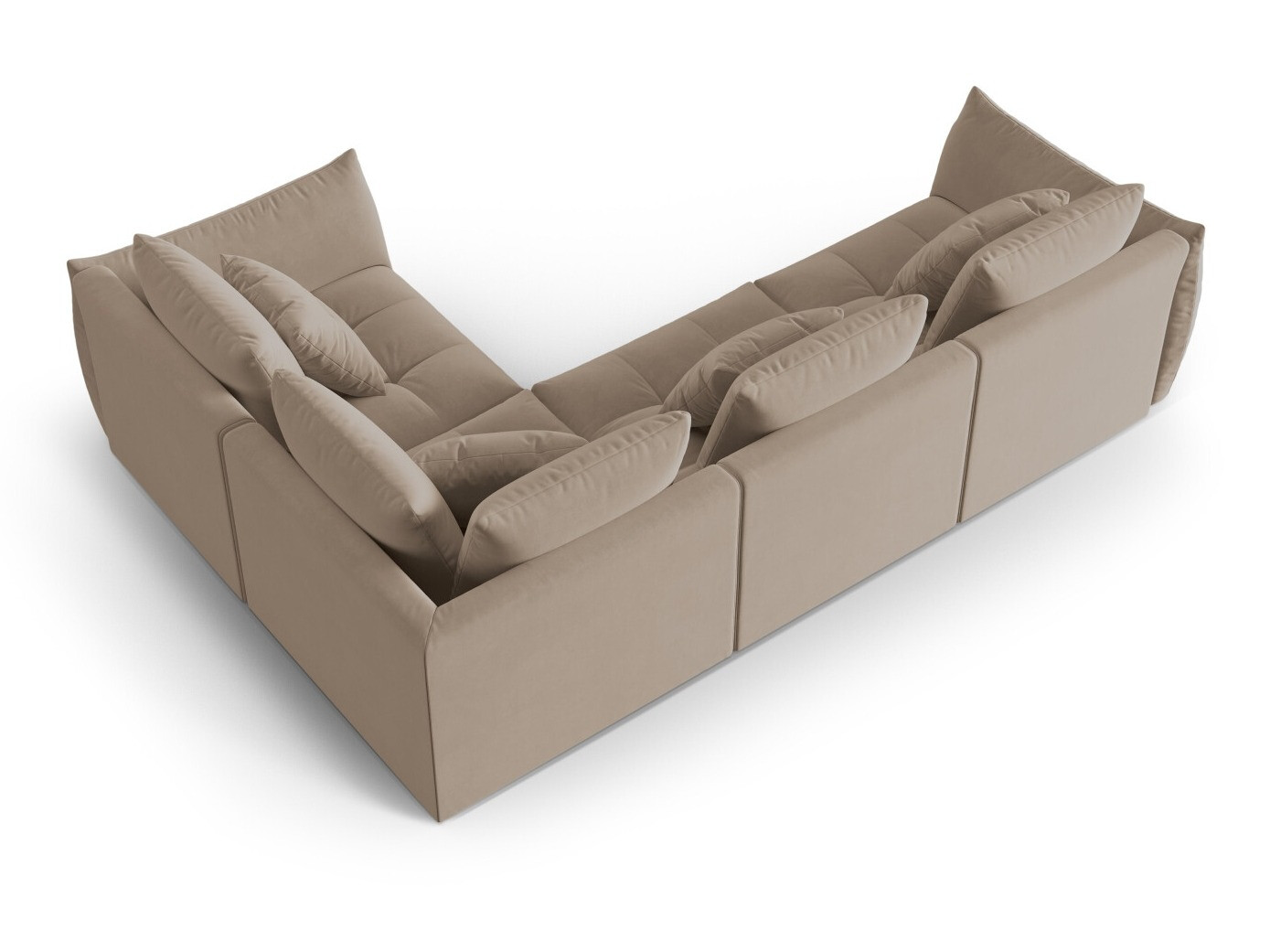 Modulinis minkštas kampas Benorli 105 (Casino Taupe)