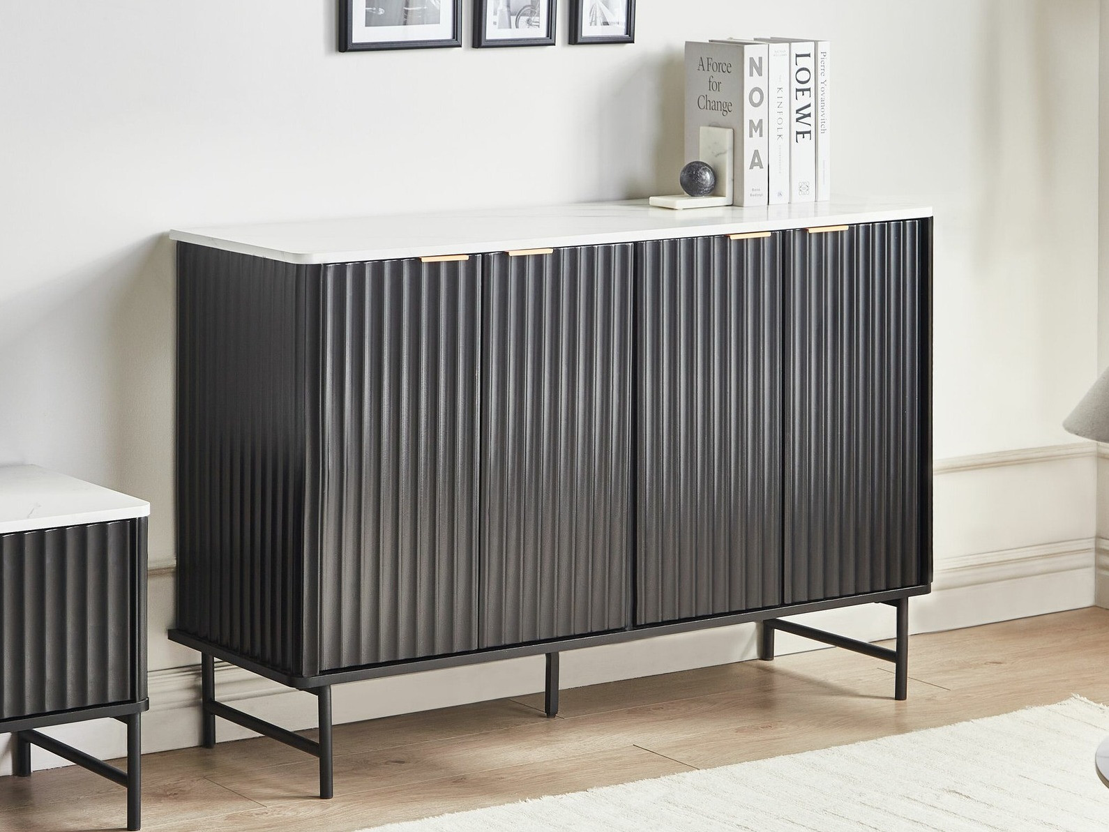 Spintelė Berwyn 2577 (Juoda + Baltas marmuras)