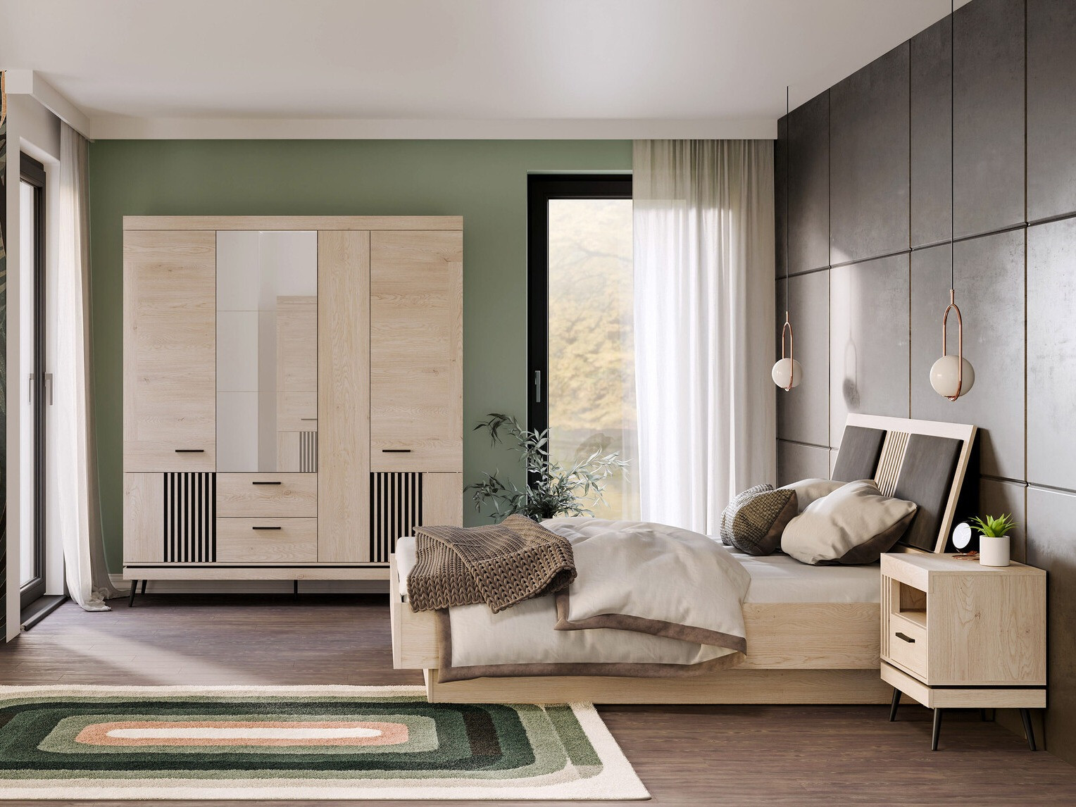 Miegamojo komplektas Sermelu 123