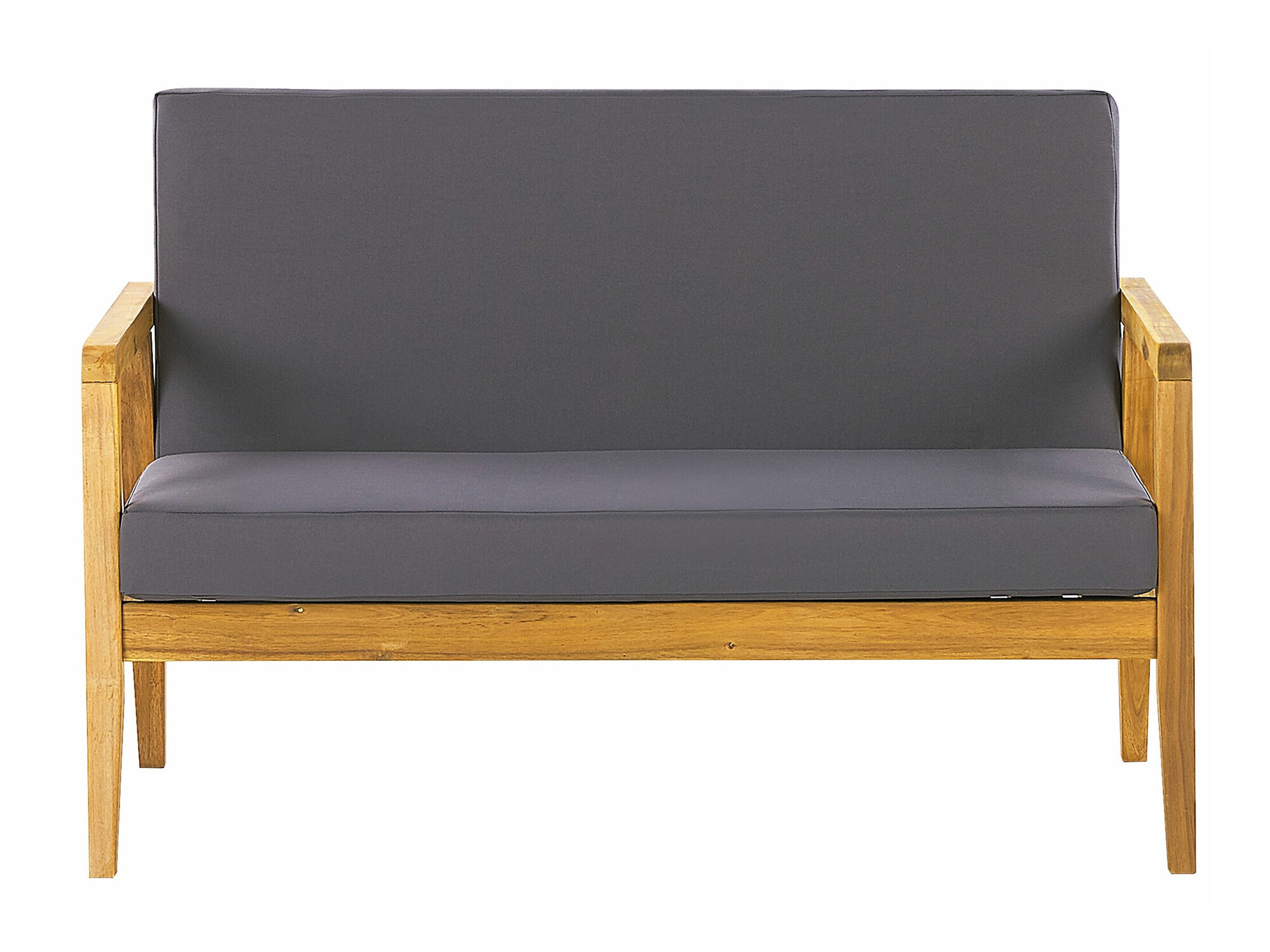 Lauko baldų komplektas Berwyn 2592 (Šviesus medis + Tamsi pilka)