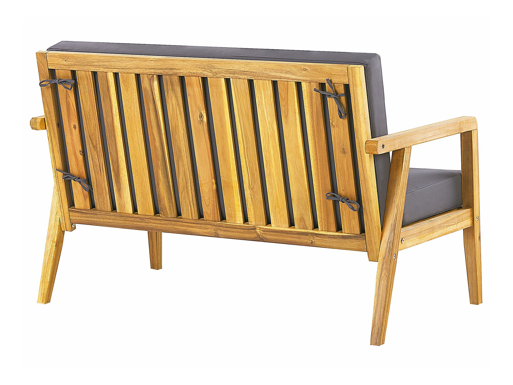 Lauko baldų komplektas Berwyn 2592 (Šviesus medis + Tamsi pilka)