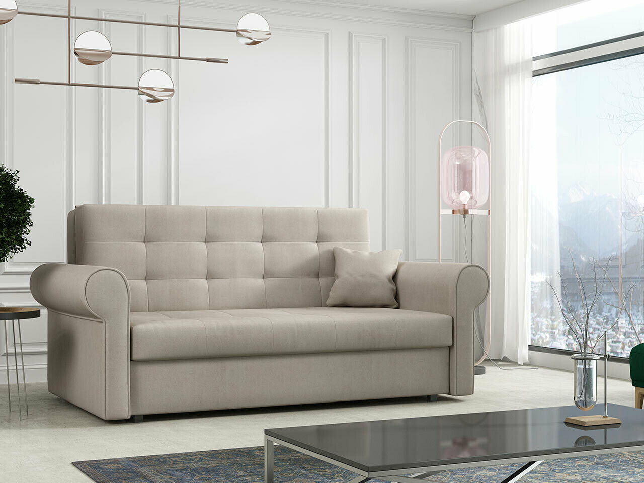 Sofa lova Columbus 129 (Mono 232)