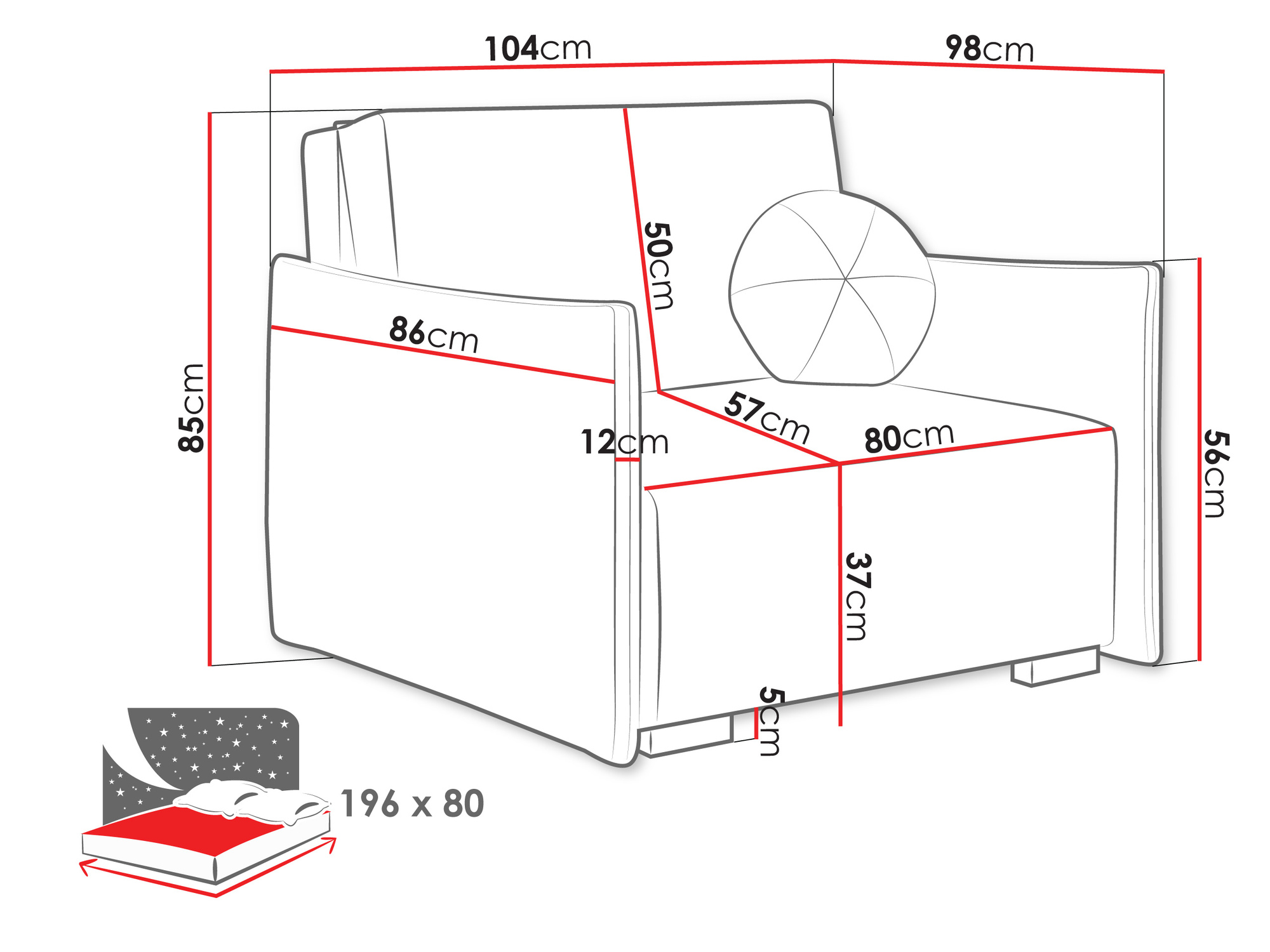 Fotelis Velven I (Soul 1)