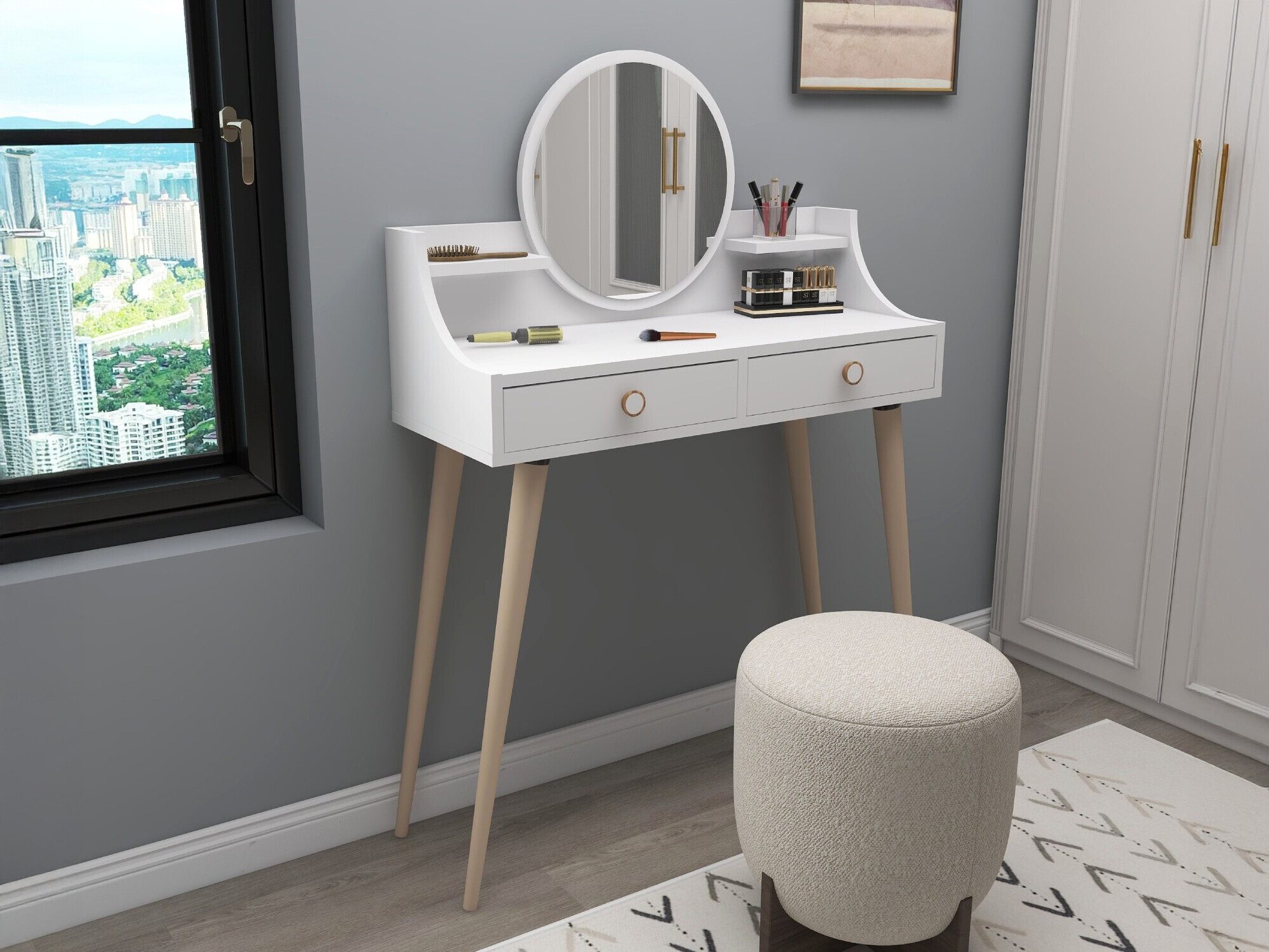 Makiažo staliukas Kailua 2465