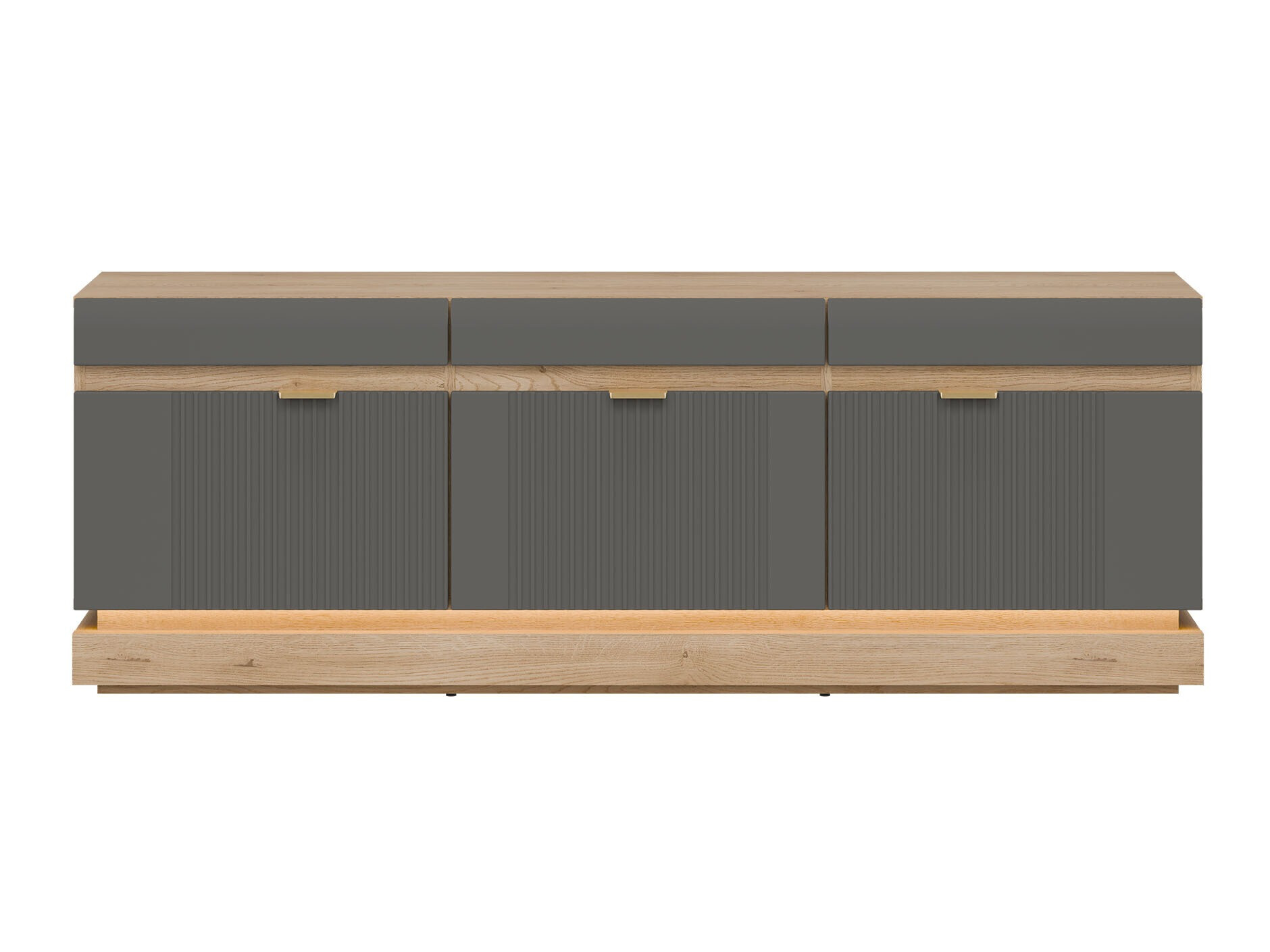 TV staliukas Teselbu 100 (Pilka + Torro ąžuolas)