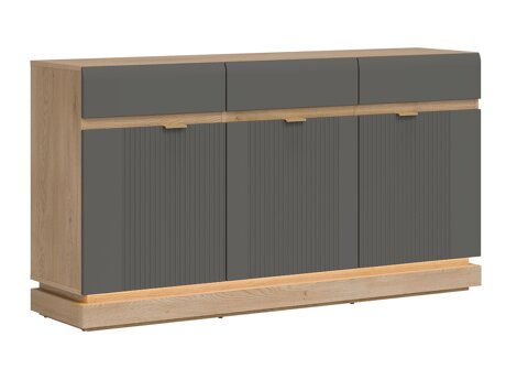 Komoda Teselbu 104 (Pilka + Ąžuolas)