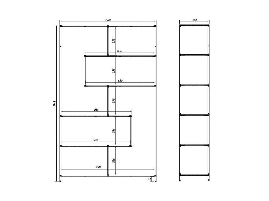 Lentyna Norsica Sevferi 134 (Laukinis ąžuolas + Juoda)
