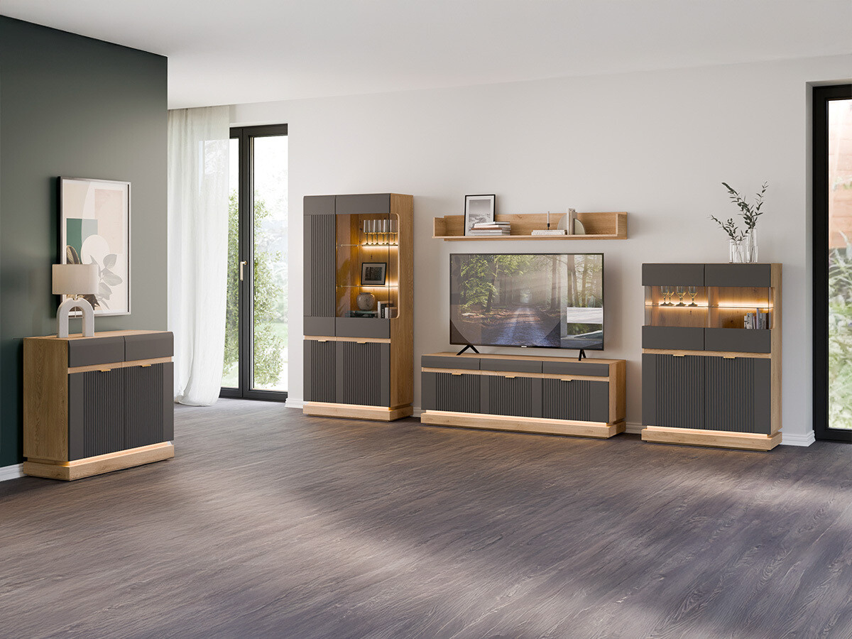 Lentyna Teselbu 111 (Pilka + Ąžuolas)