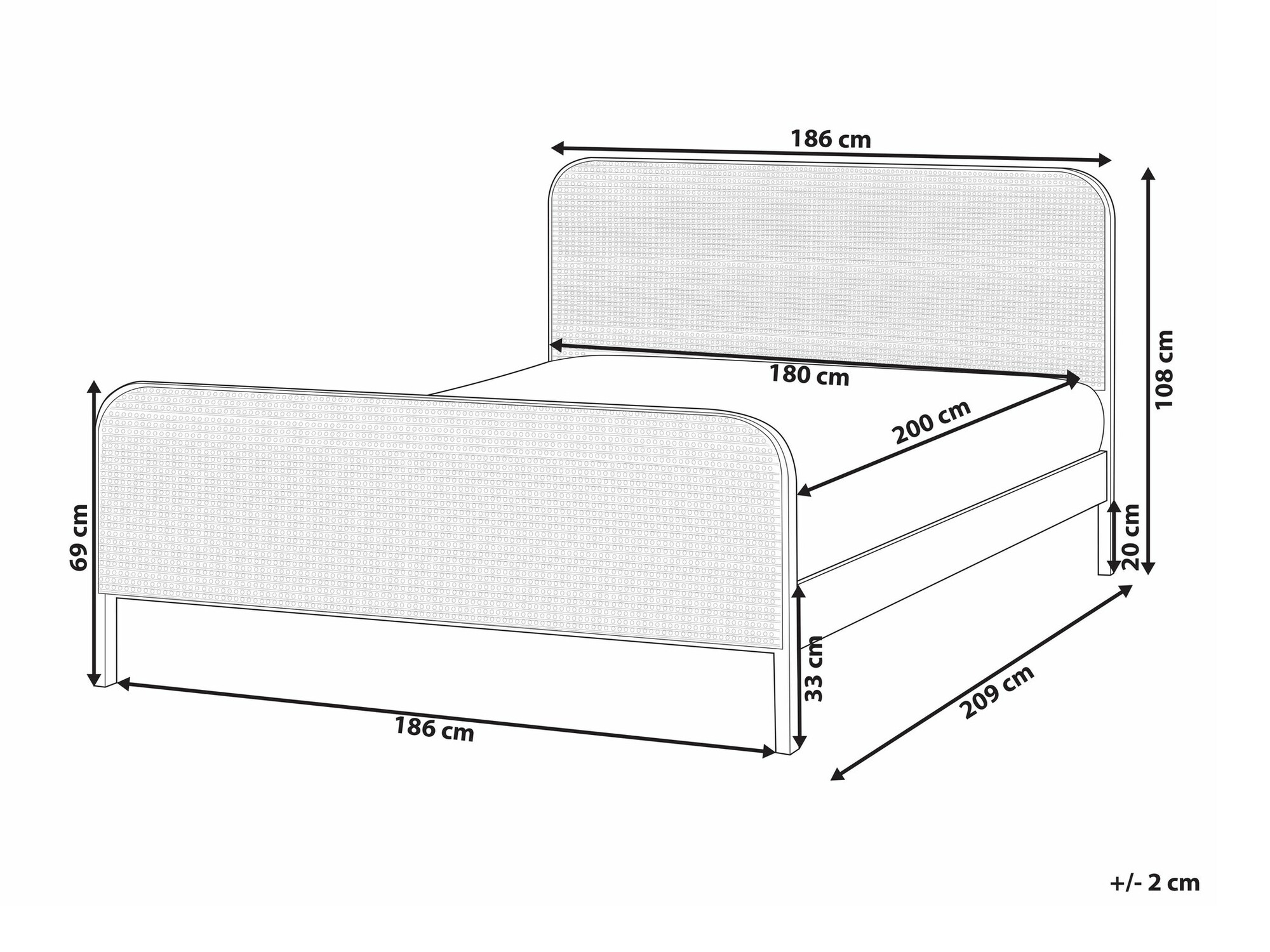 Lova Berwyn 2613 (Šviesi ruda)