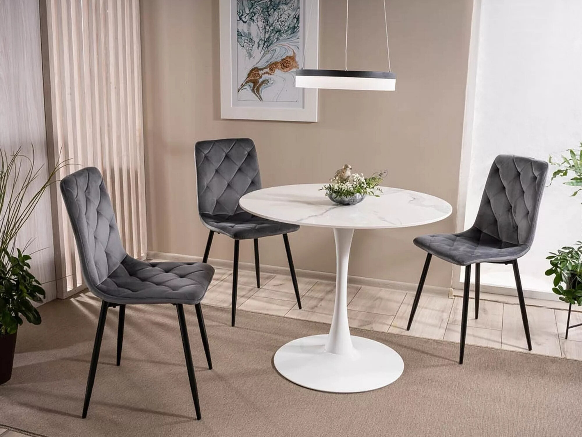 Kėdė Detroit 741 (Pilka)