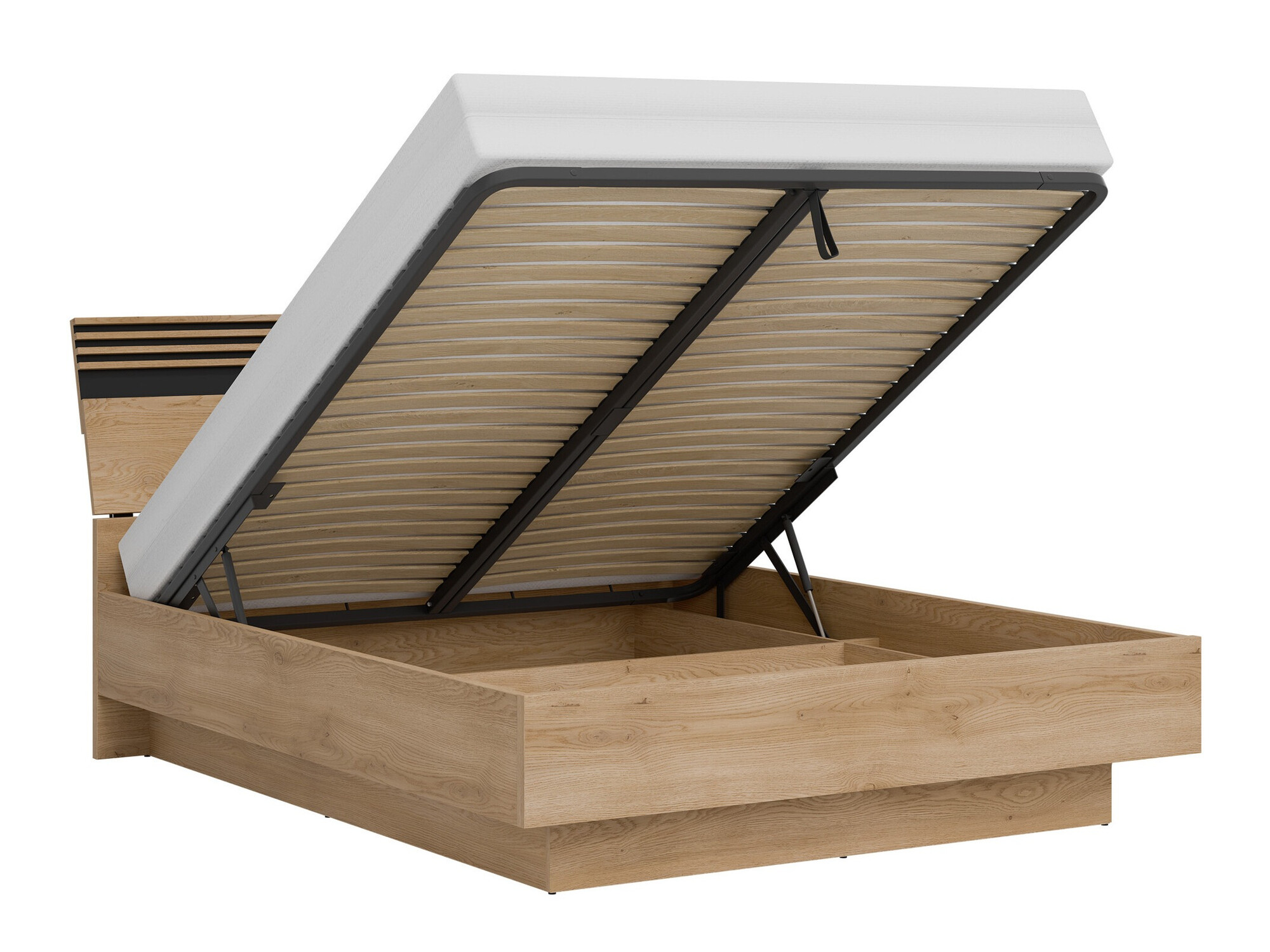 Miegamojo komplektas Teselbu 117 (Kašmyras + Ąžuolas)