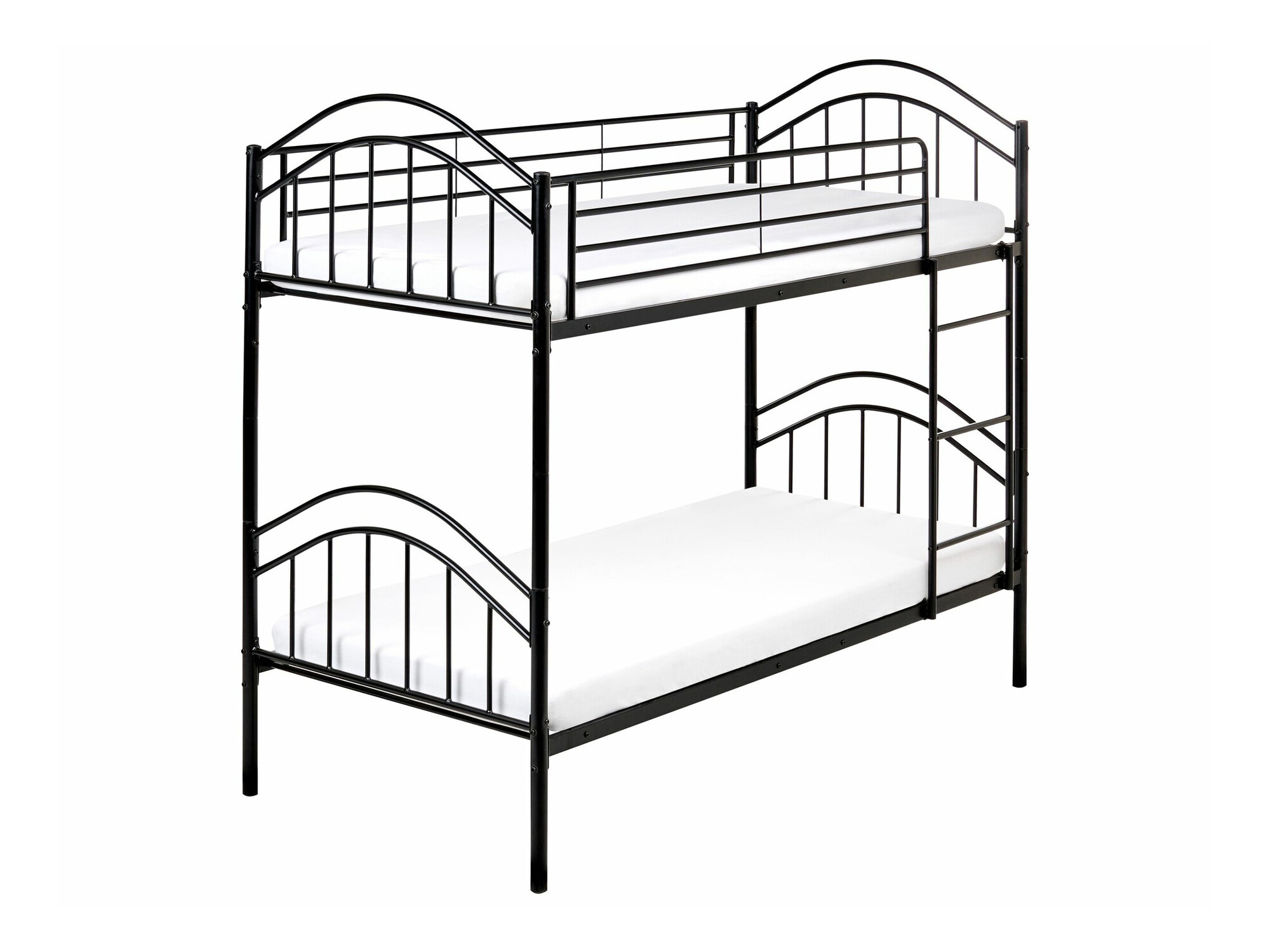 Dviaukštė lova Berwyn 2634 (Juoda)