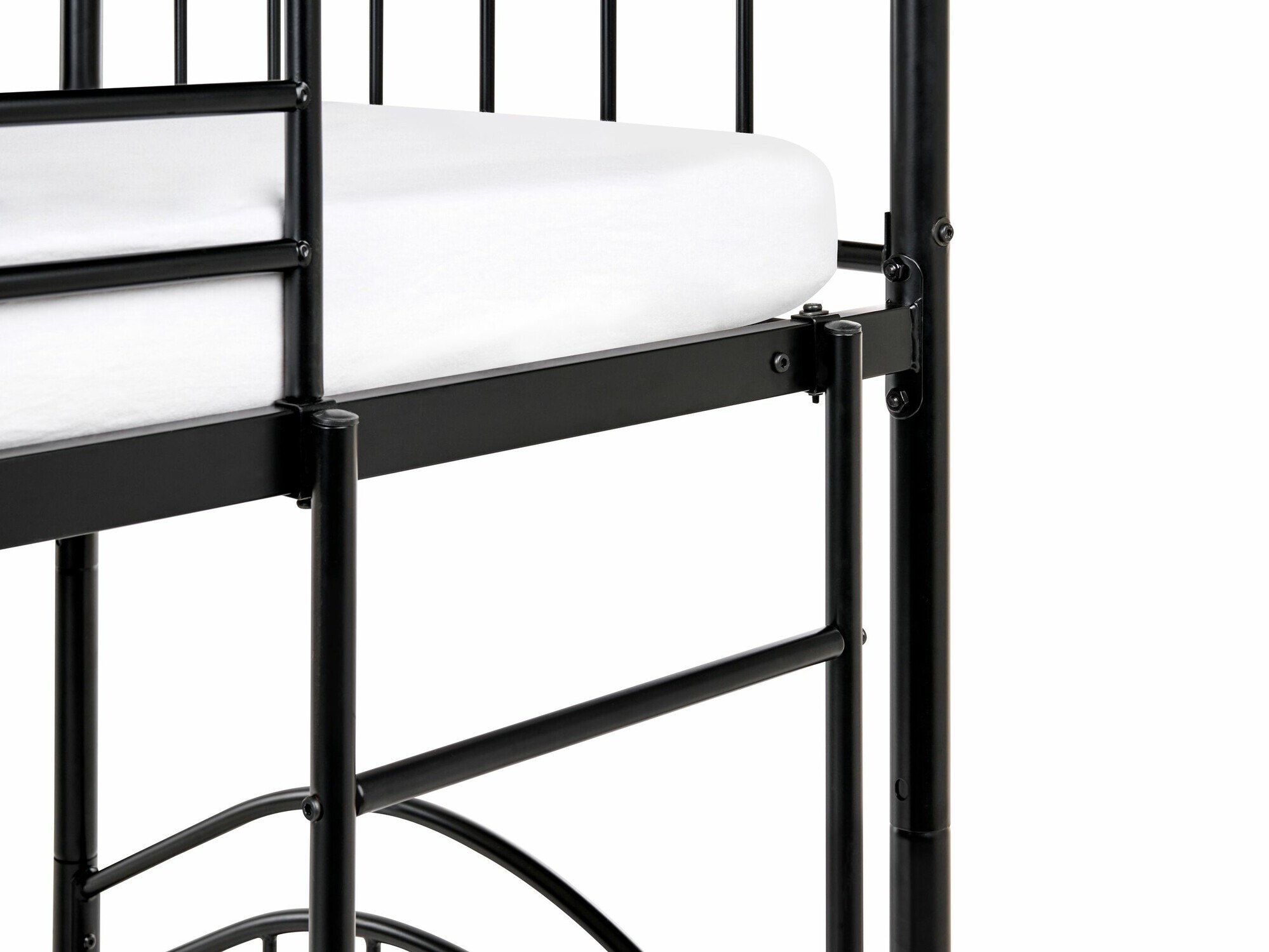 Dviaukštė lova Berwyn 2634 (Juoda)