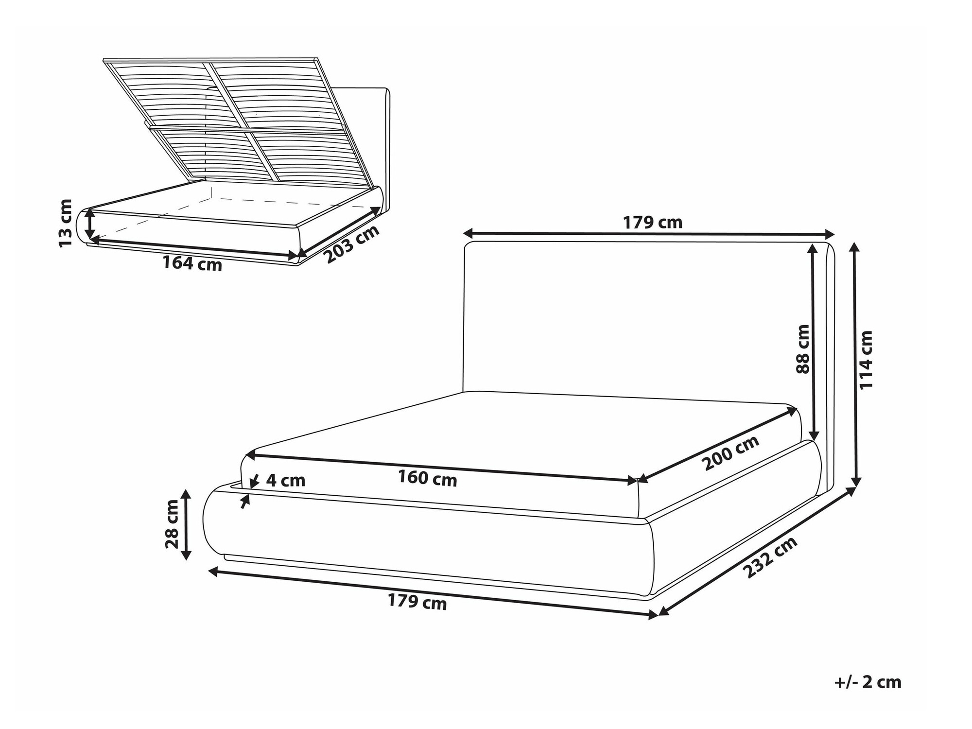 Lova Berwyn 2642 (Smėlinė)