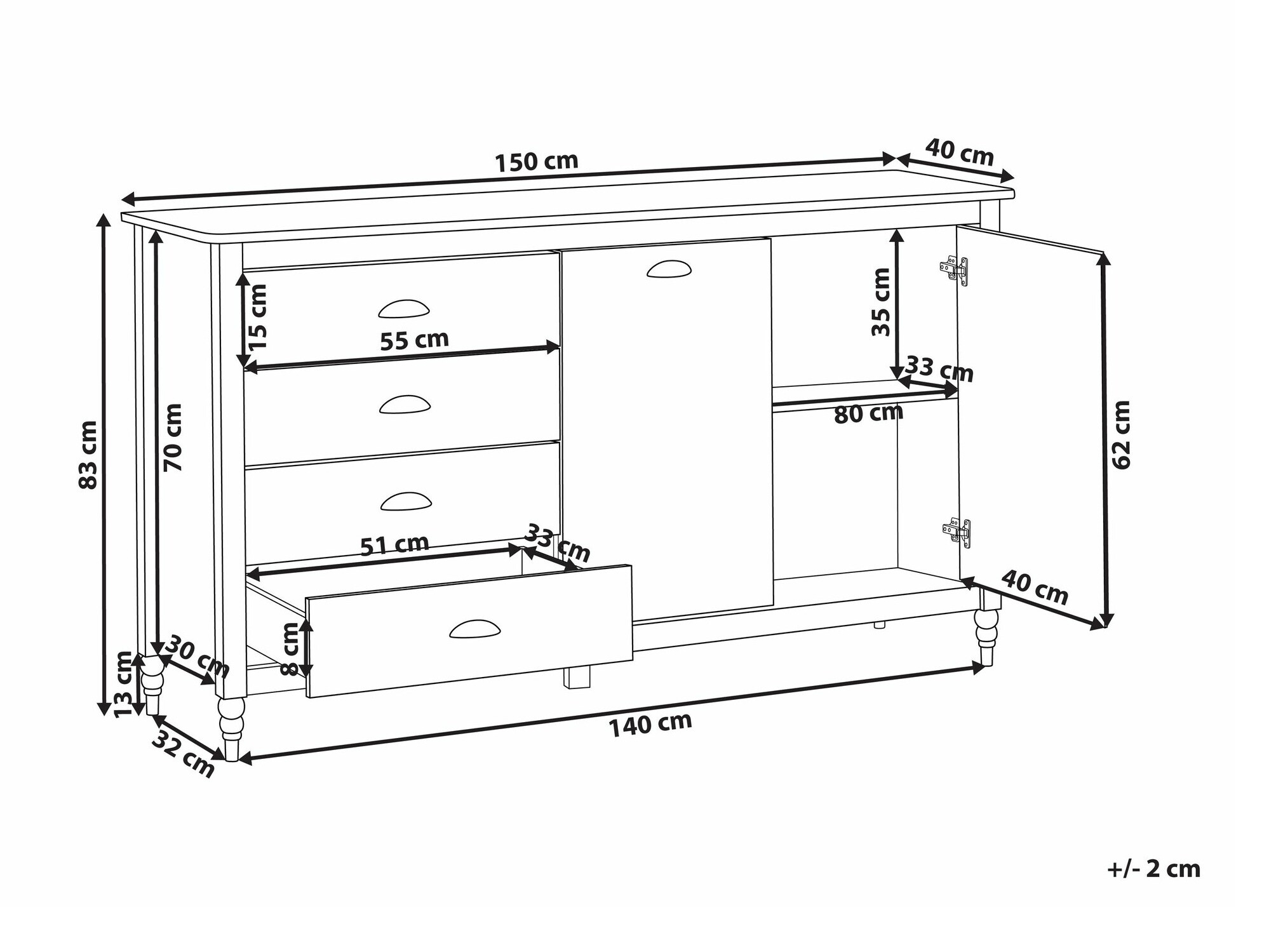 Komoda Berwyn 2645 (Balta)
