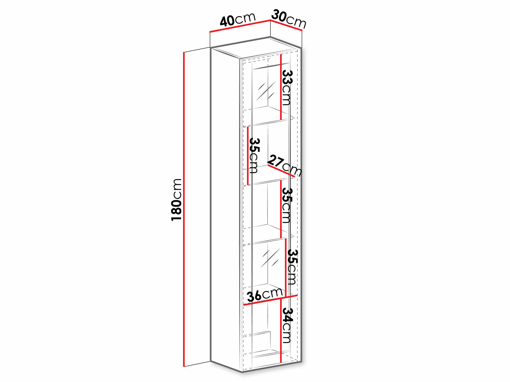 Pakabinama lentyna Venenou 129 (Balta + Blizgi balta)