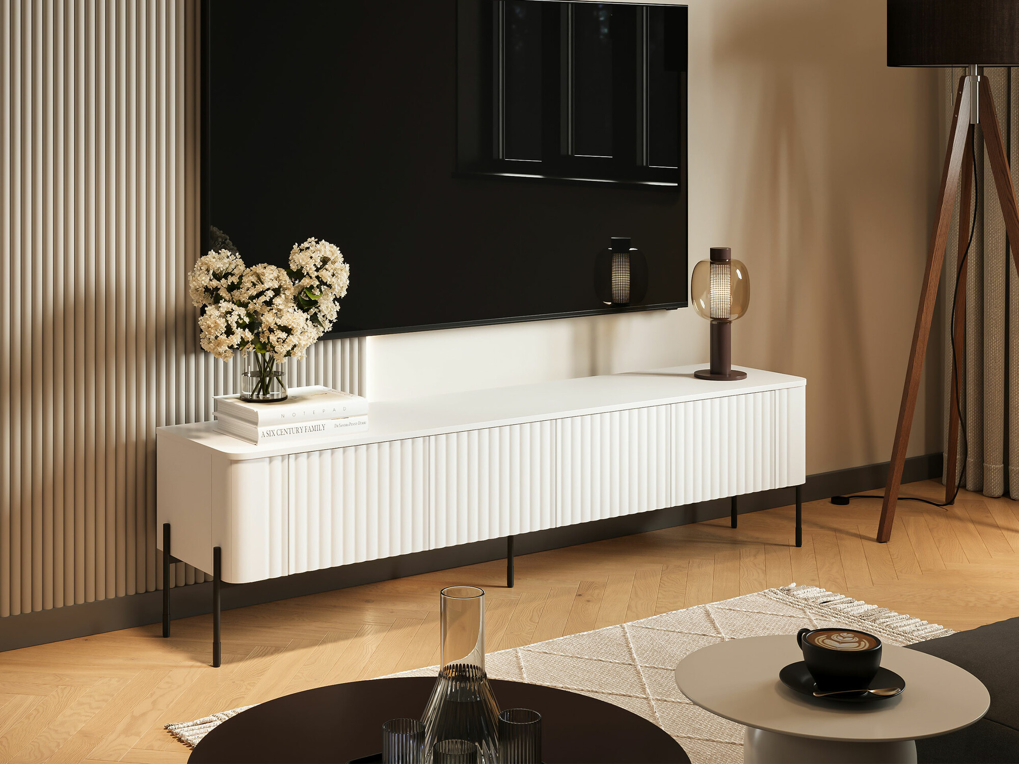 TV staliukas Nobilitas (Balta)