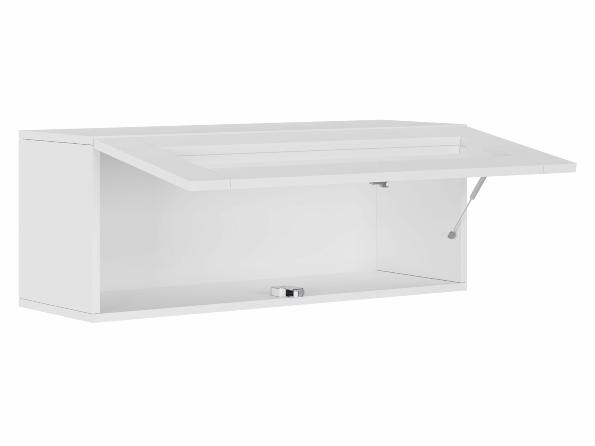 Pakabinama spintelė Venenou 132 (Pilka + Blizgus pilkas)