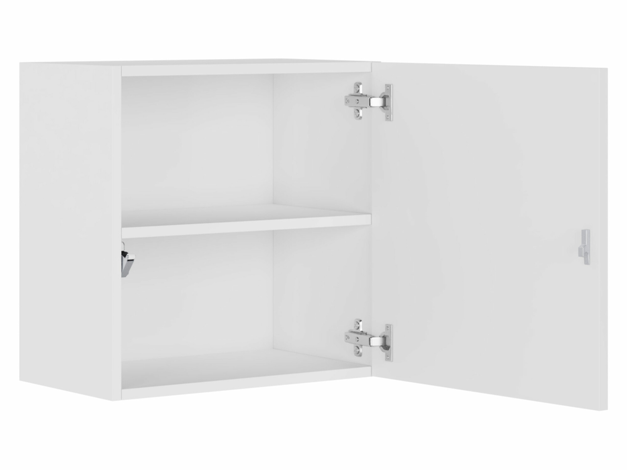 Pakabinama spintelė Vilrin I (Balta + Blizgi balta)